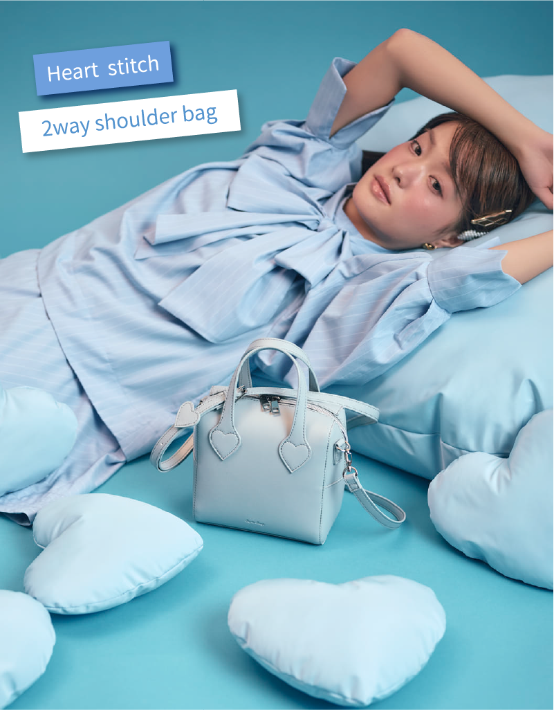 ハートステッチ バッグ