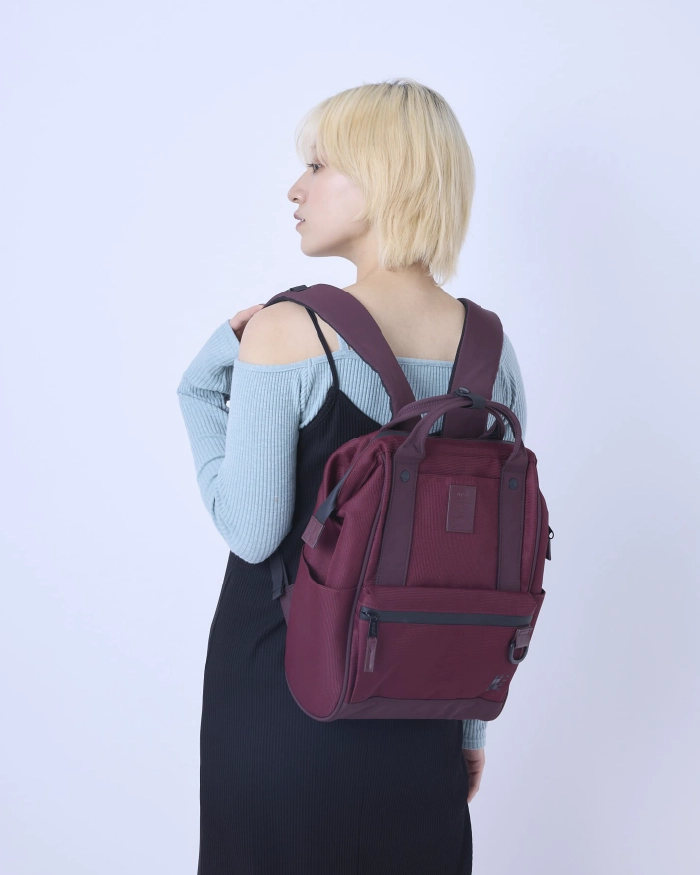 口金リュック コーデ