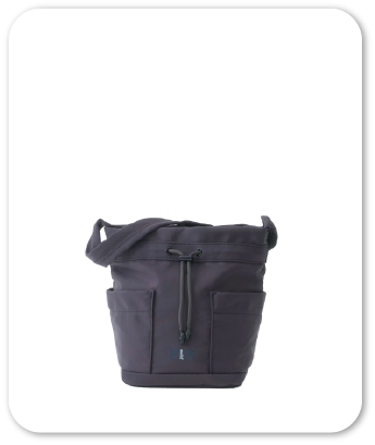 ミニショルダーバッグ グレー