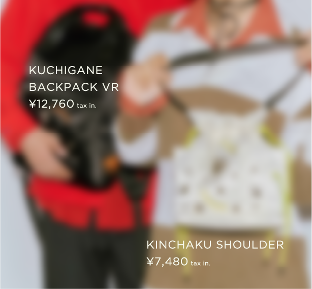 口金バックパック 巾着ショルダーバッグ