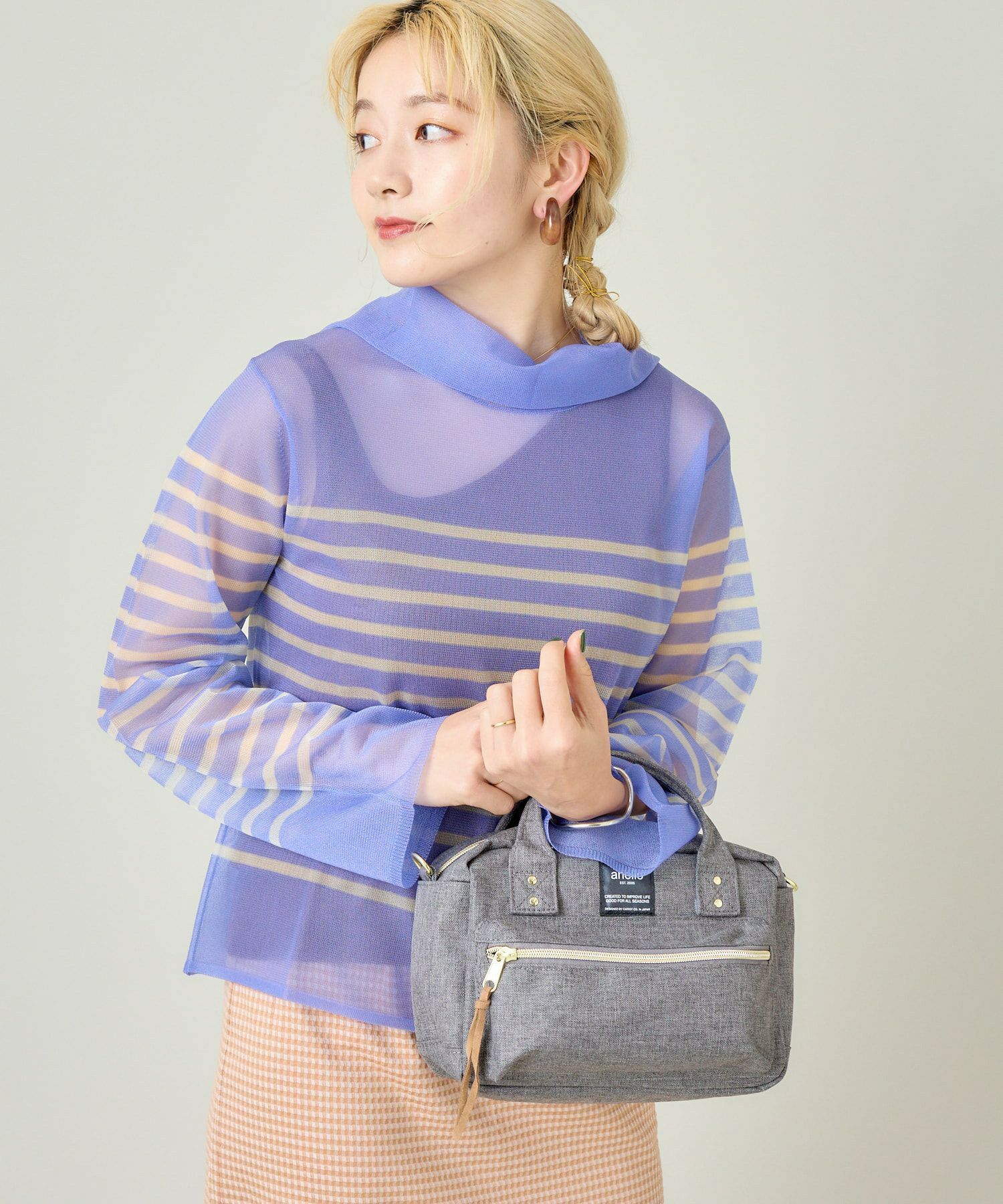 【色: デニムブルー】[アネロ] 2WAY リュック A4 多収納 POST A 色: デニムブルー】[アネロ] 2WAY リュック A4 多収納 POST Aの通販 by