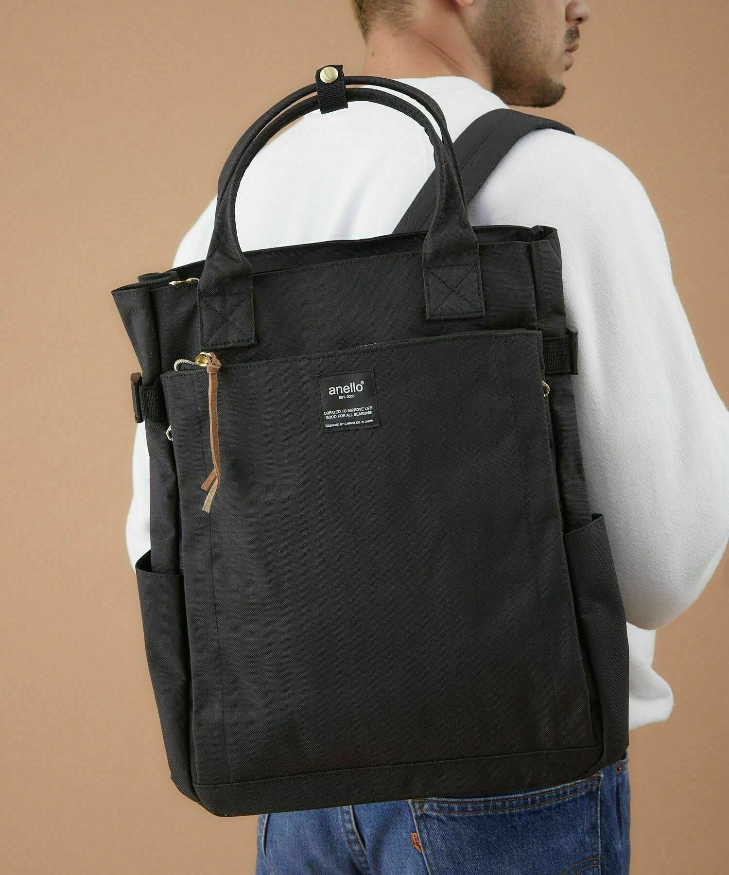 anello リュック バックパック 多収納 2WAY A4 POST AT-C1225