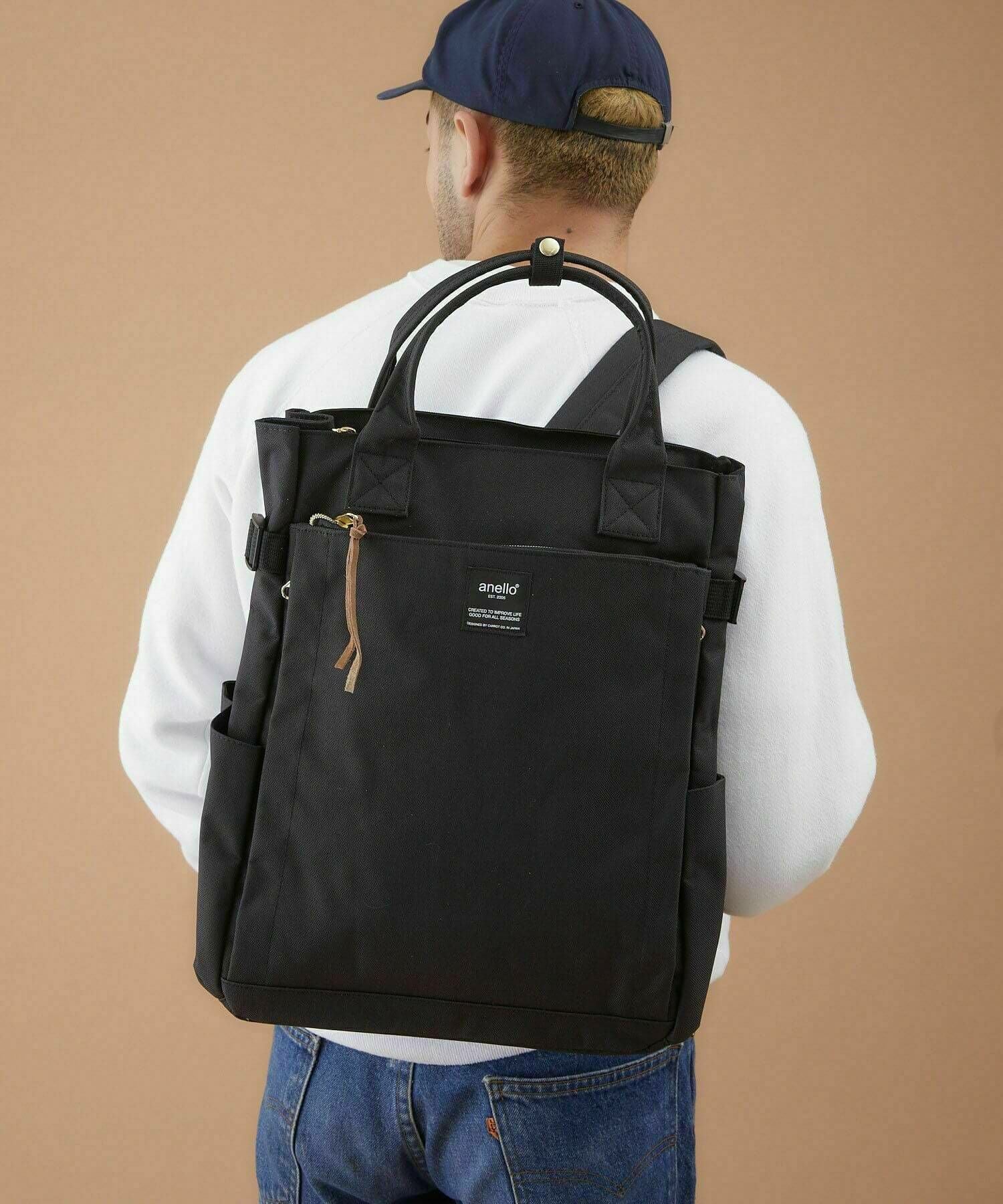 anello リュック バックパック 多収納 2WAY A4 POST AT-C1225