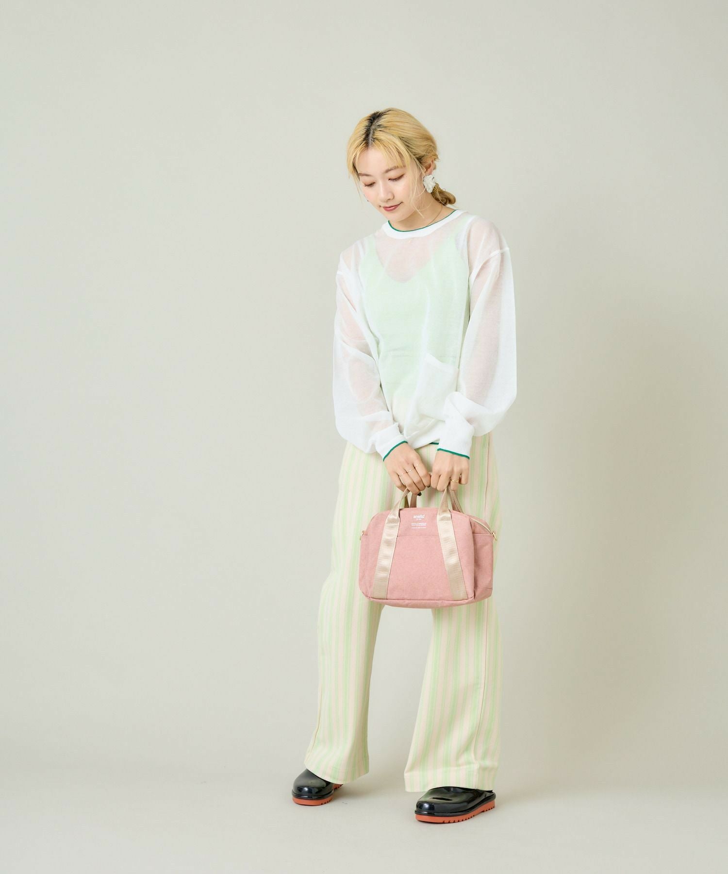 anello ショルダーバッグ 多収納 2WAY mini(B5以下) CHUBBY AT-C1835