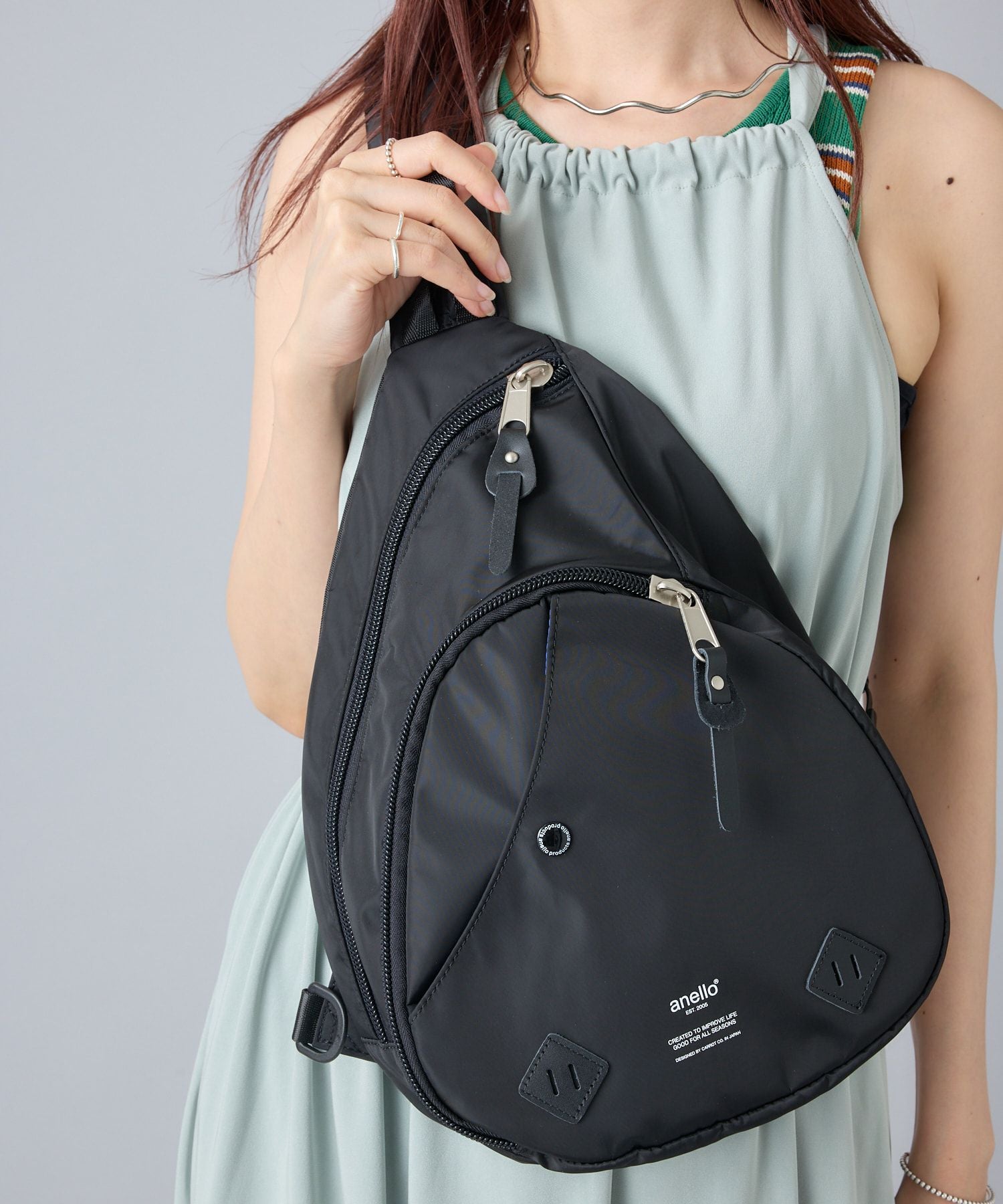 anello ボディバッグ ウエストポーチ 多収納 A5 URBAN O.D AT-S0231