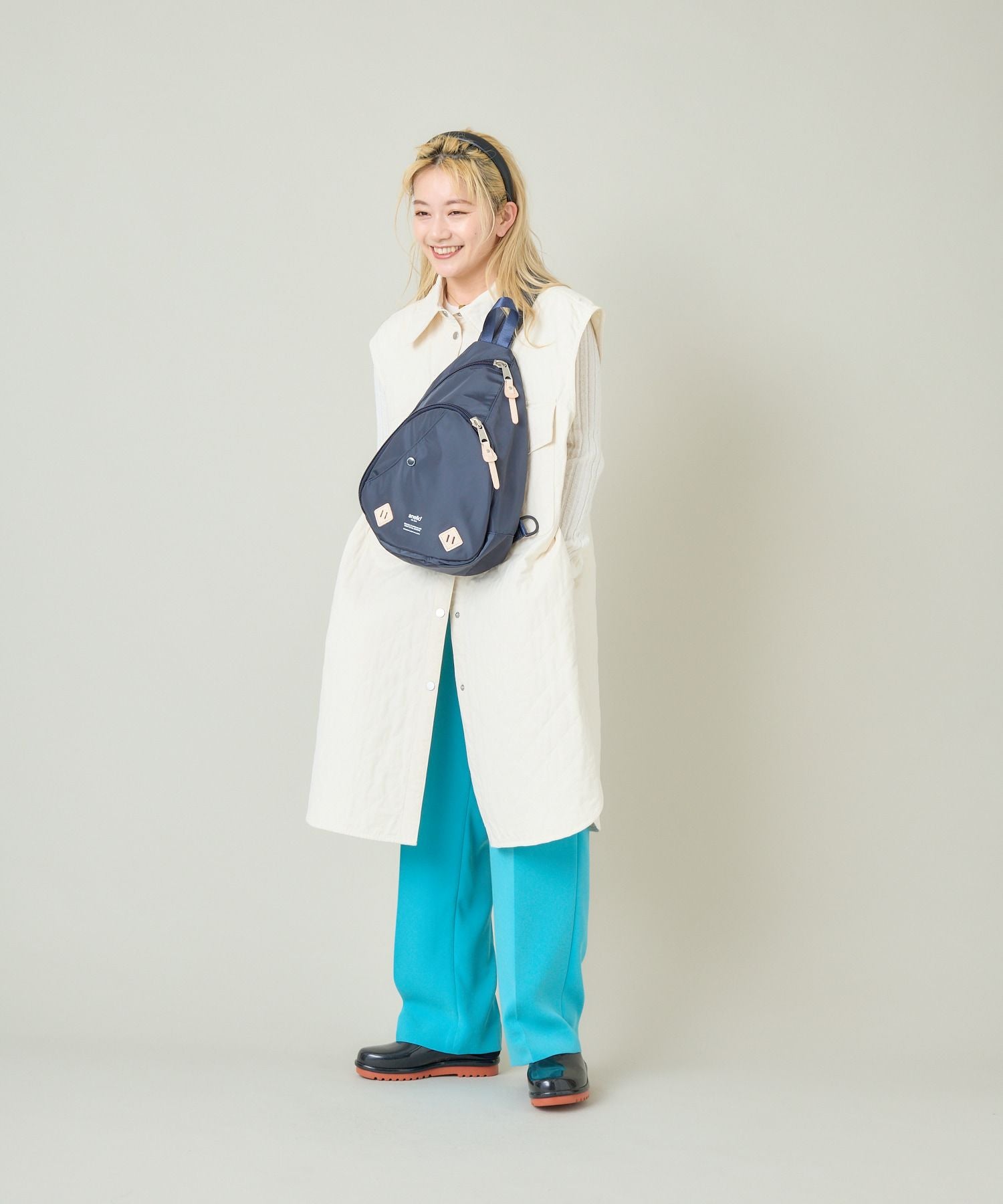 anello ボディバッグ ウエストポーチ 多収納 A5 URBAN O.D AT-S0231