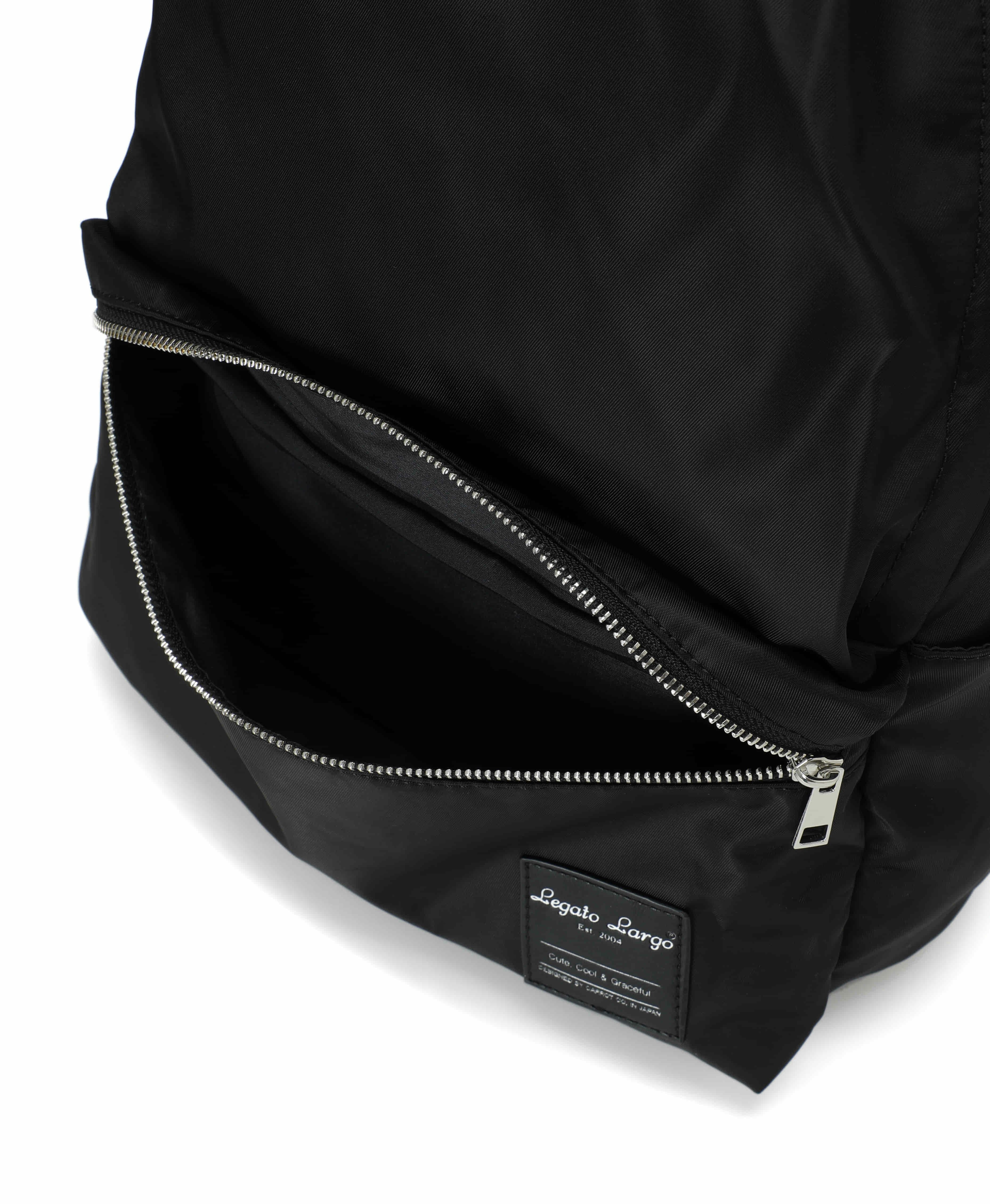 Legato Largo リュック バックパック 撥水 多収納 A4 撥水光沢ナイロン調ポリツイル LH-H1672