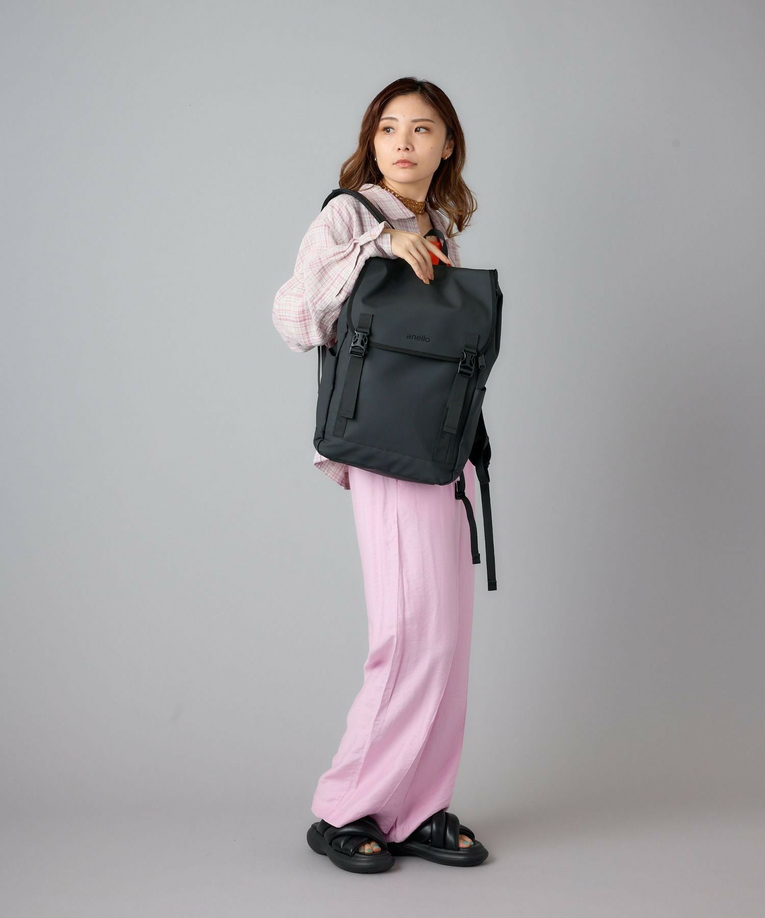 anello リュック バックパック 撥水 多収納 PC収納 A4 NESS AT-C2542