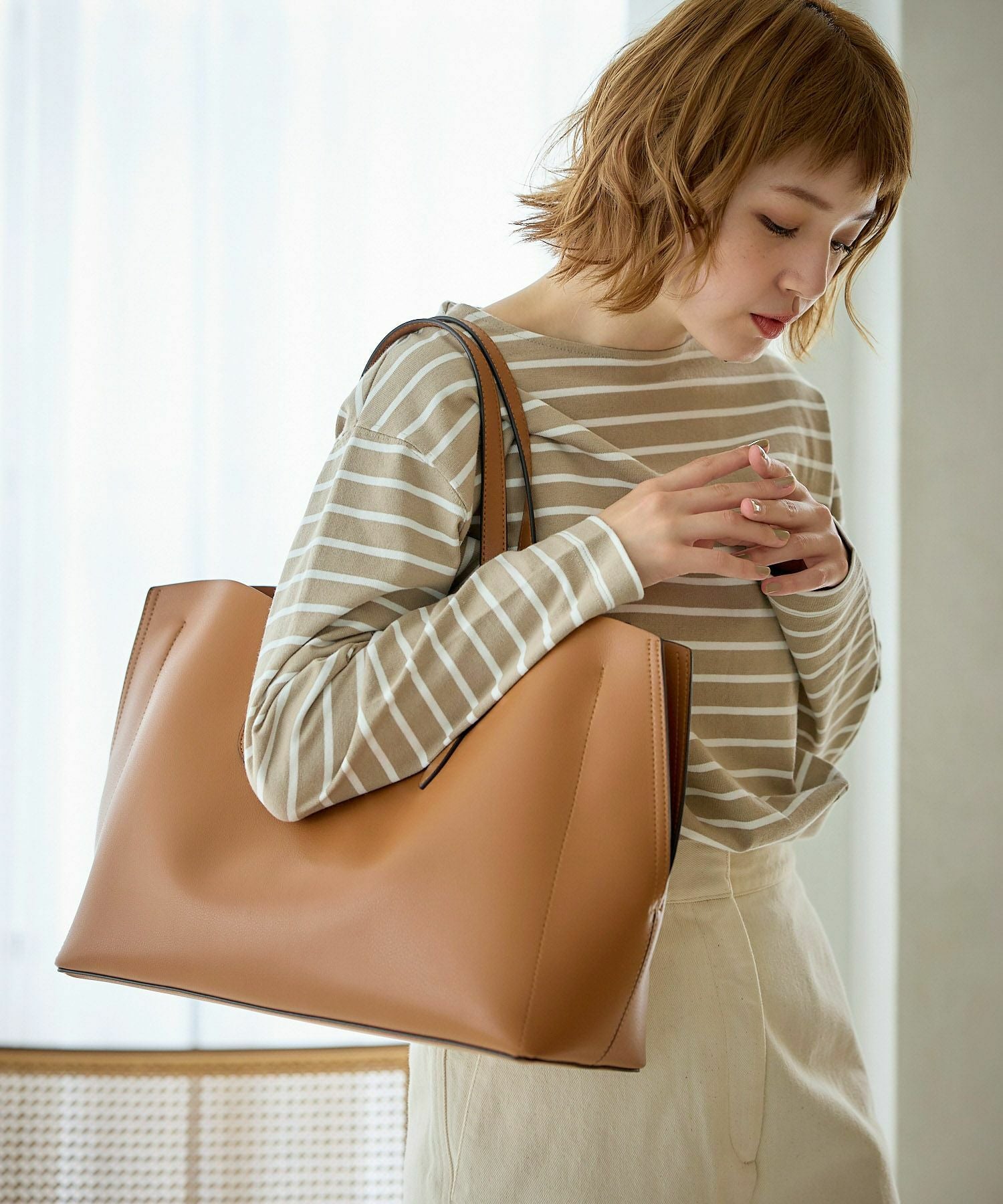 Legato Largo トートバッグ 軽量 A4 かるいかばん LH-P0003