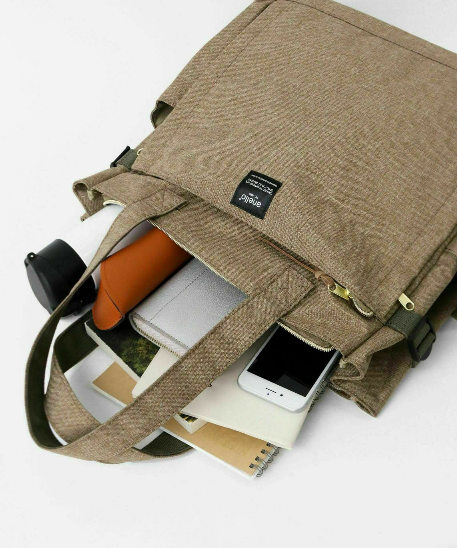 anello トートバッグ 多収納 A4 POST AT-C3132