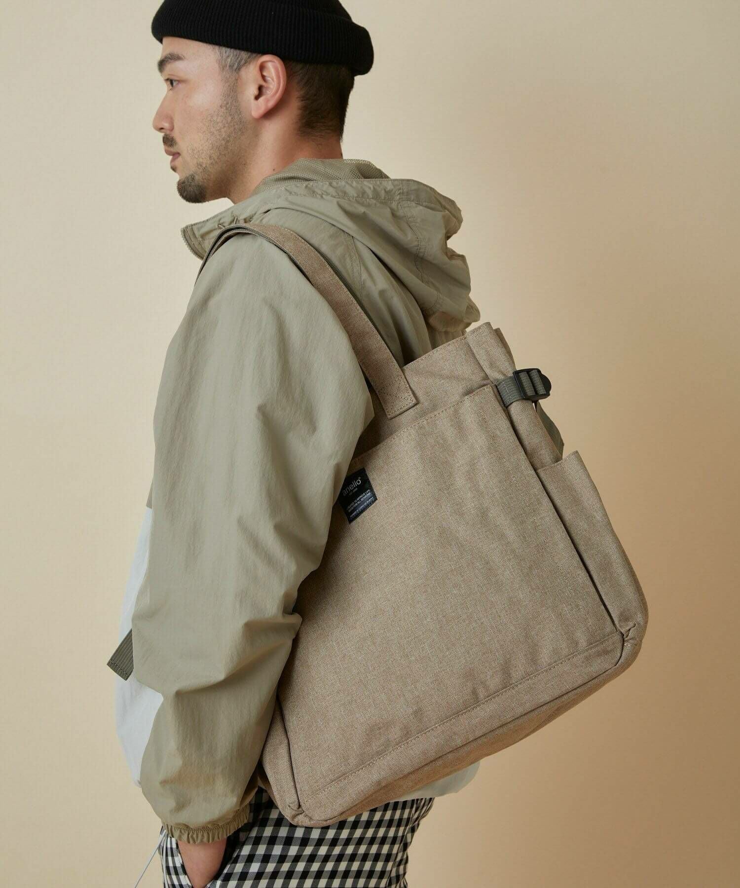 anello トートバッグ 多収納 A4 POST AT-C3132