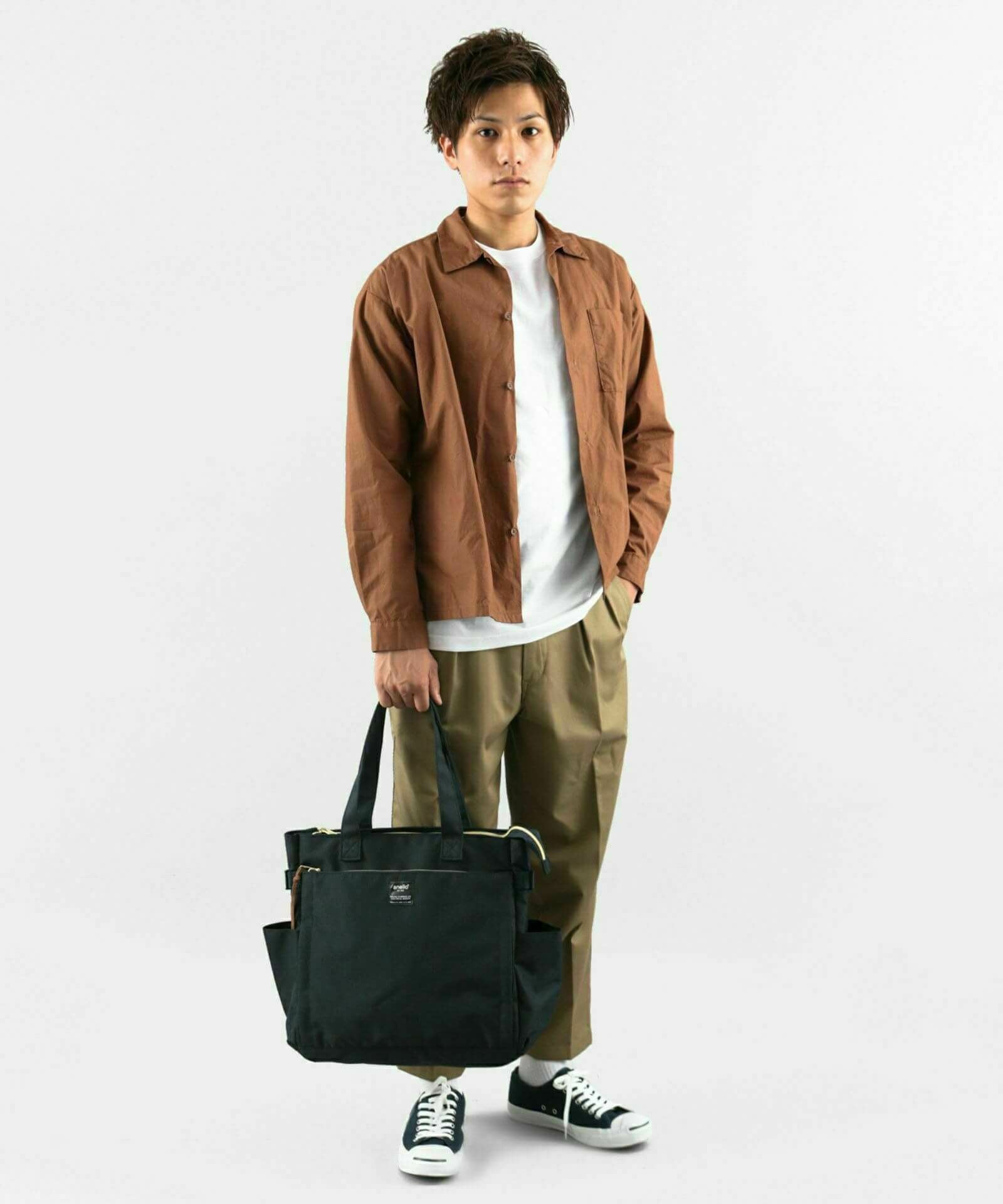 anello トートバッグ 多収納 A4 POST AT-C3132