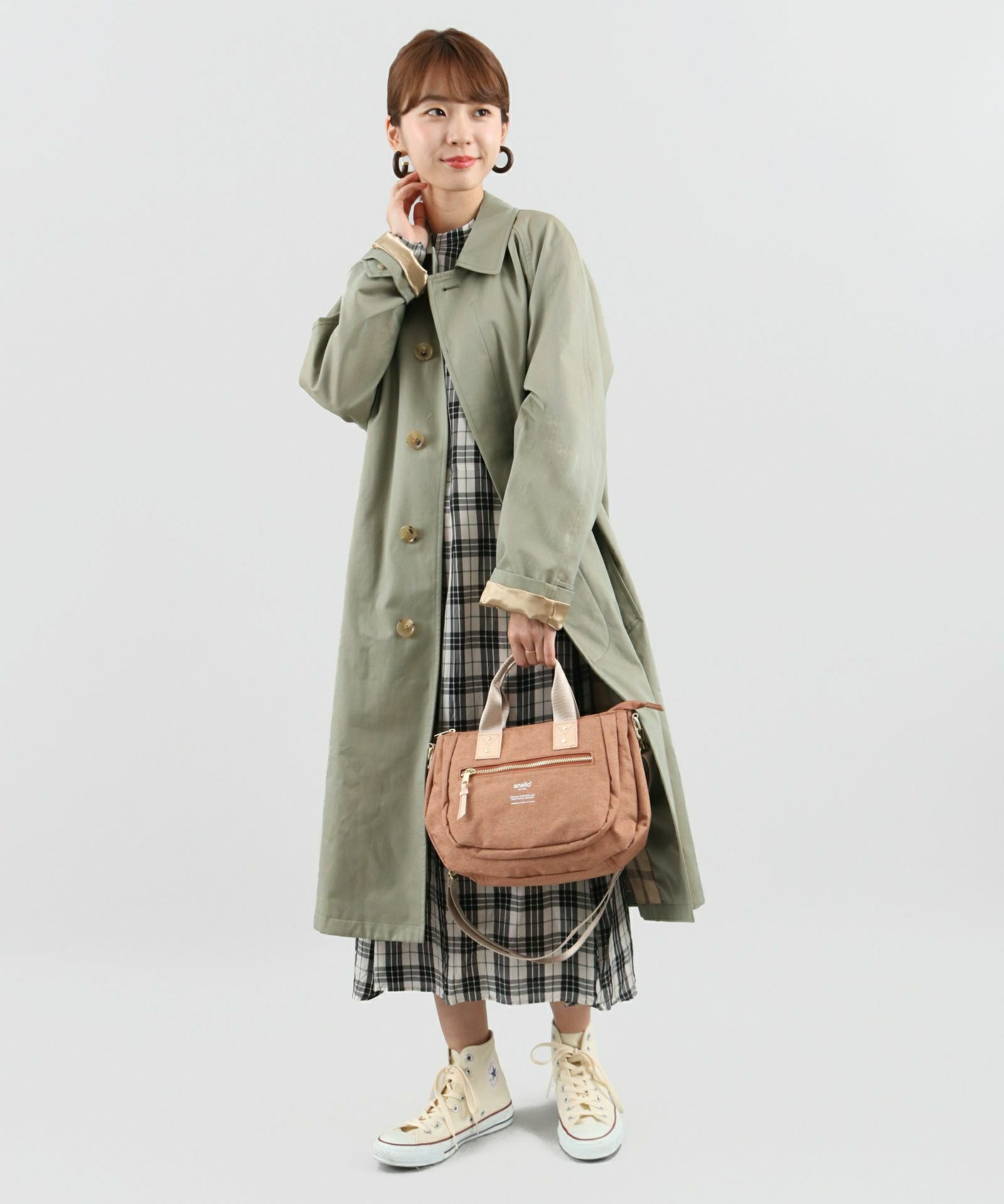 anello ショルダーバッグ 多収納 2WAY A5 ATELIER AT-C3163