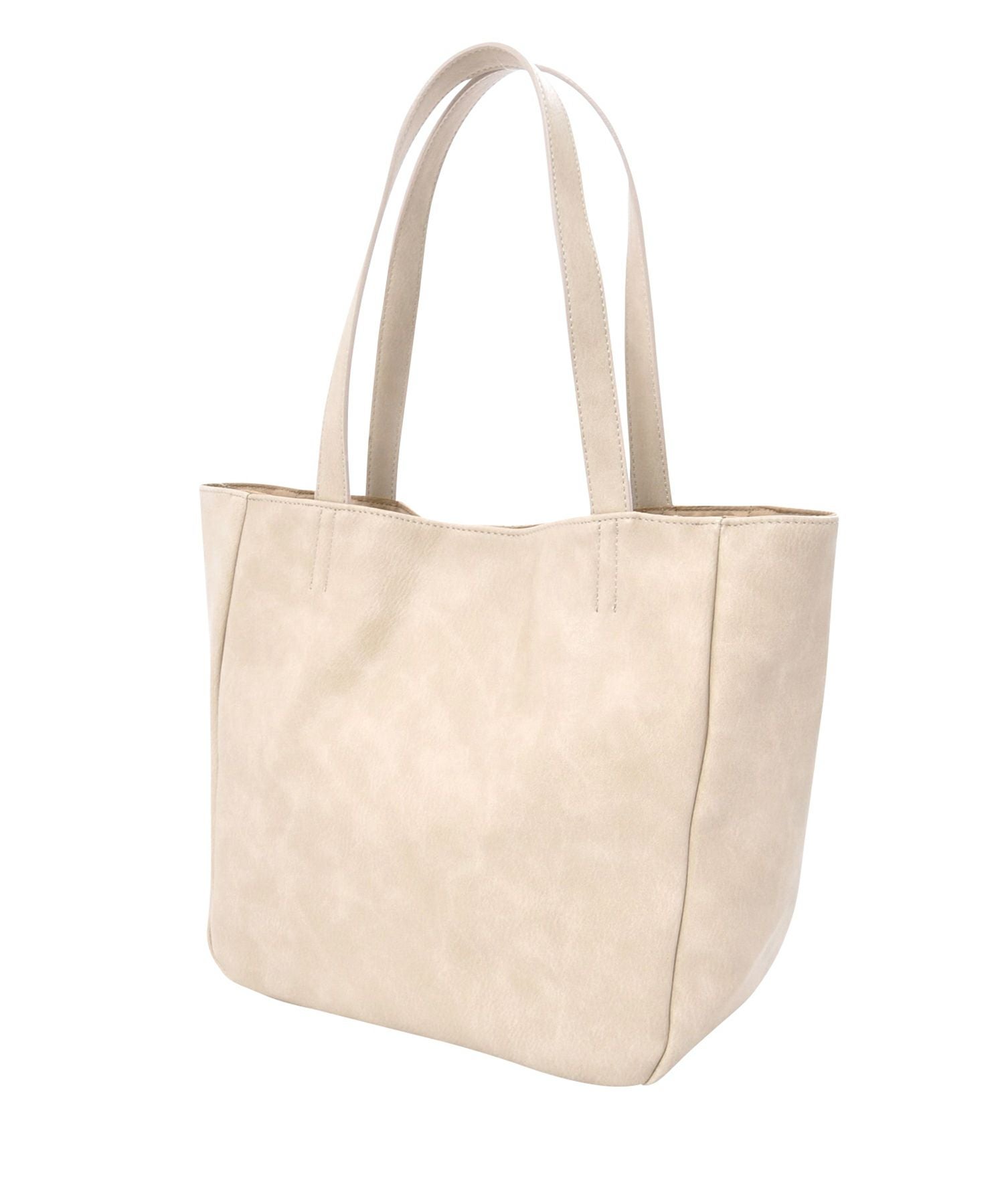 Legato Largo トートバッグ 多収納 A5 スモーキーシボフェイクレザー LU-H0905