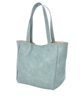 Legato Largo トートバッグ 多収納 A5 スモーキーシボフェイクレザー LU-H0905