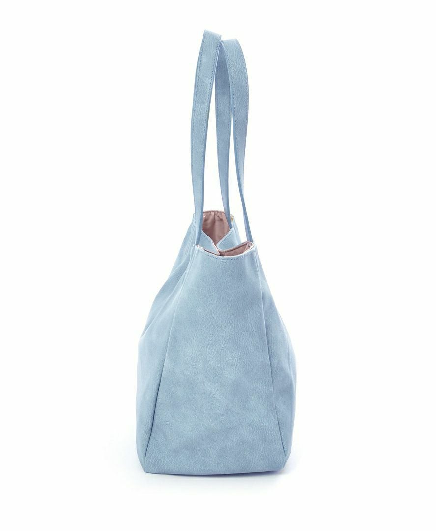 Legato Largo トートバッグ 多収納 A5 スモーキーシボフェイクレザー LU-H0905