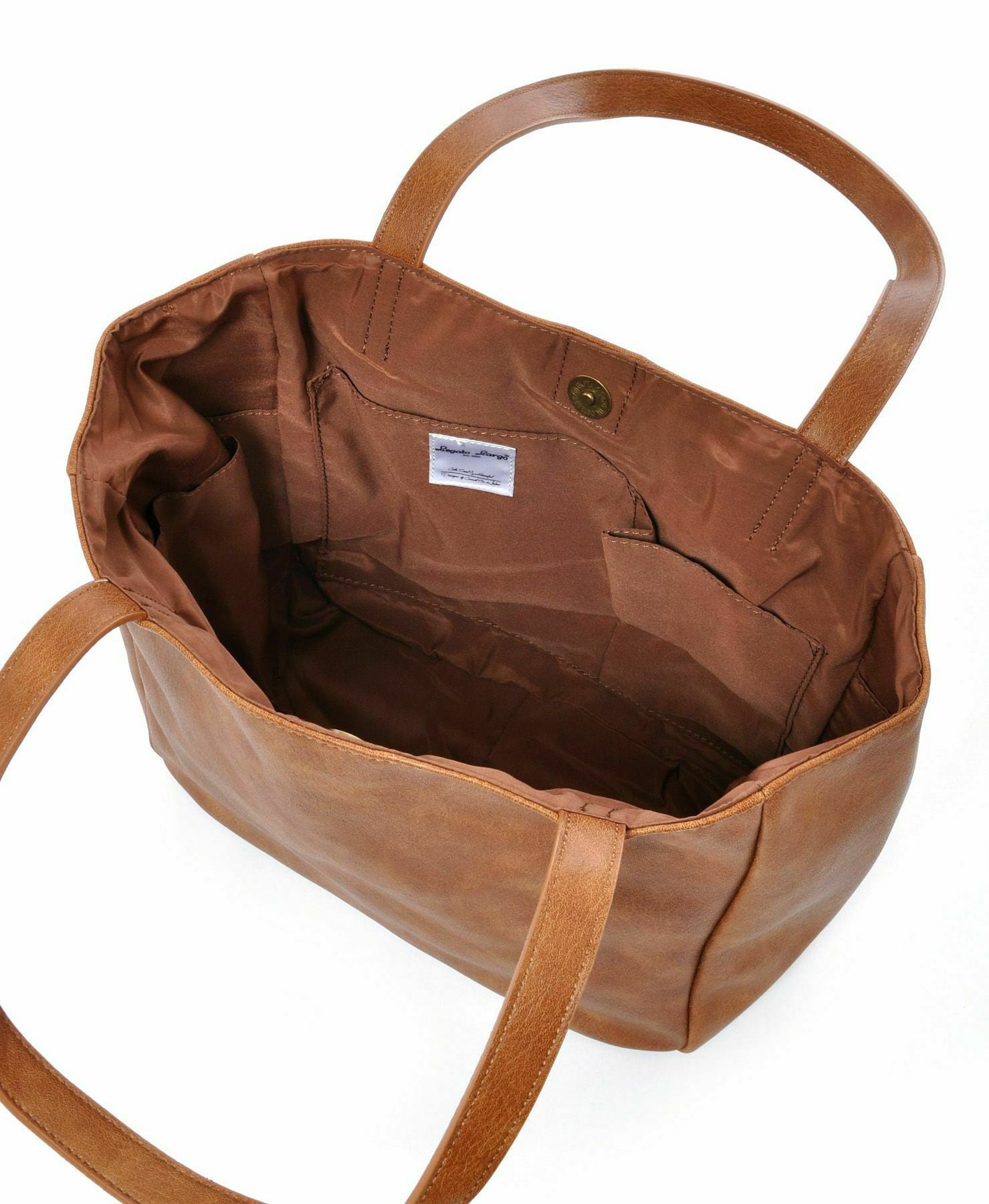 商品詳細 - ミニトートバッグ/スモーキーシボフェイクレザー