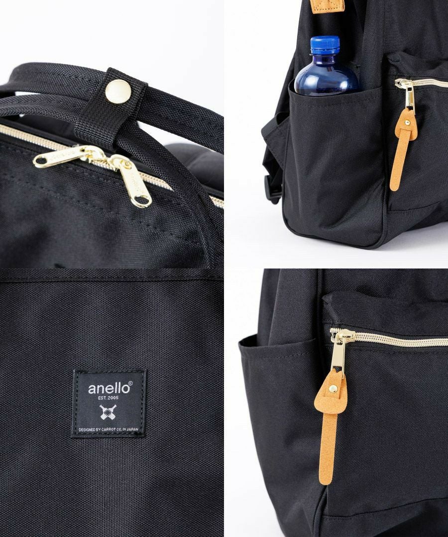 anello リュック バックパック 口金 撥水 多収納 PC収納 ﾘﾌﾟﾘｰﾌﾞ A4 CROSS BOTTLE ATB0193R