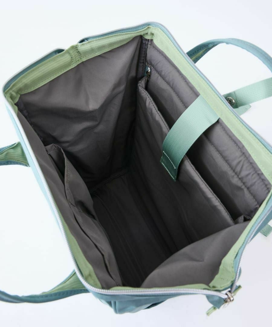 anello リュック バックパック 口金 撥水 多収納 PC収納 ﾘﾌﾟﾘｰﾌﾞ A4 CROSS BOTTLE ATB0193R