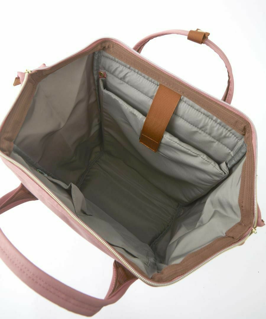 anello リュック バックパック 口金 撥水 多収納 PC収納 ﾘﾌﾟﾘｰﾌﾞ A4 CROSS BOTTLE ATB0193R