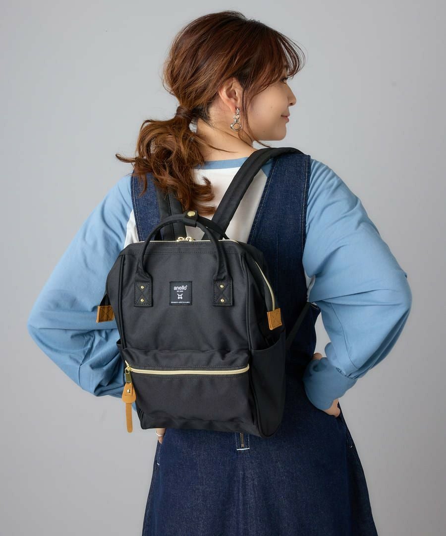 anello リュック バックパック 口金 撥水 多収納 ﾘﾌﾟﾘｰﾌﾞ A4 CROSS BOTTLE ATB0197R