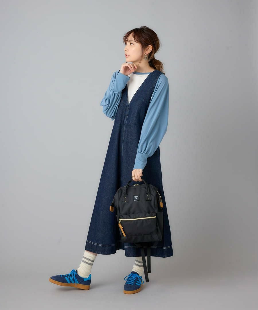 anello リュック バックパック 口金 撥水 多収納 ﾘﾌﾟﾘｰﾌﾞ A4 CROSS BOTTLE ATB0197R