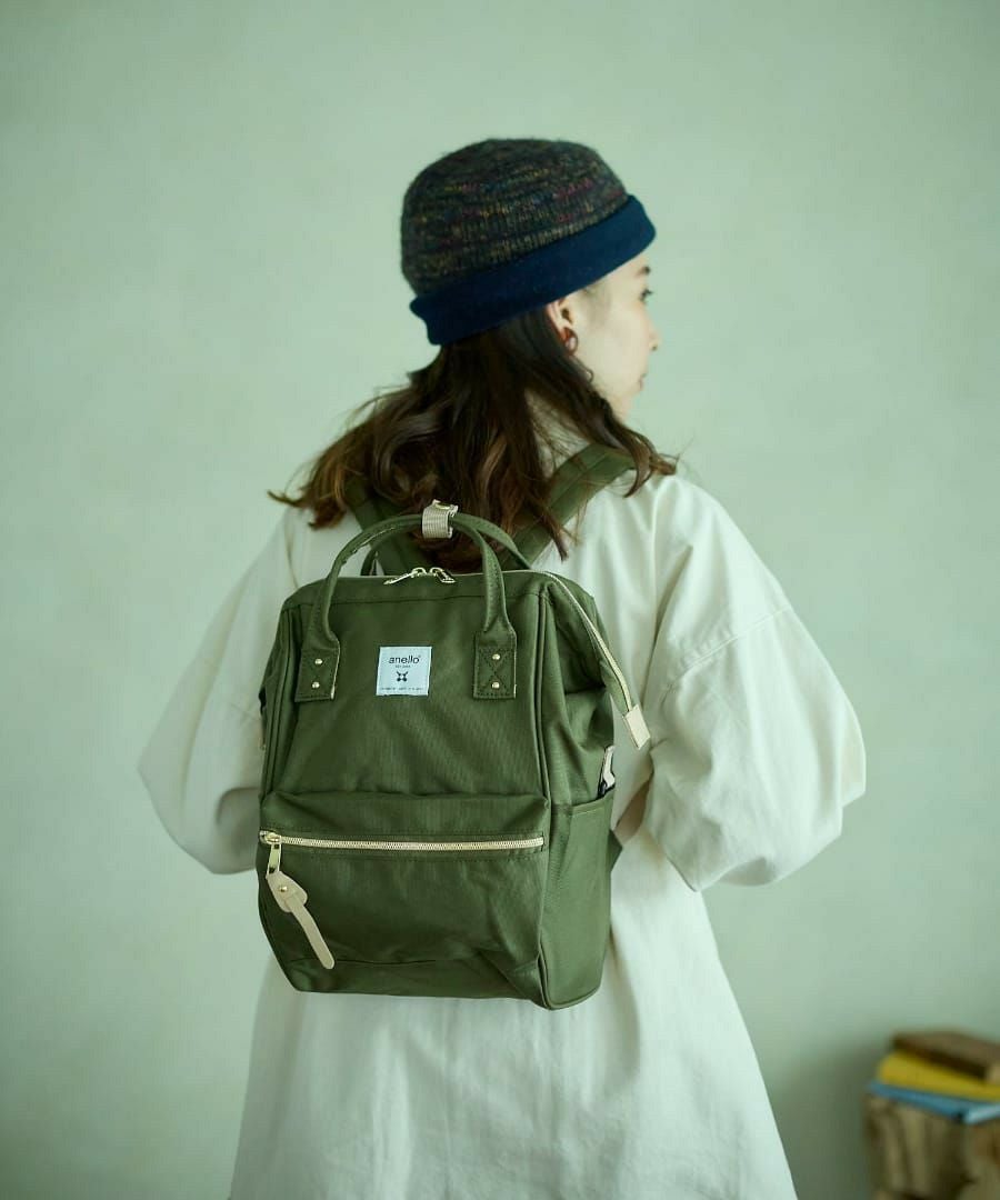 anello リュック バックパック 口金 撥水 多収納 ﾘﾌﾟﾘｰﾌﾞ A4 CROSS BOTTLE ATB0197R