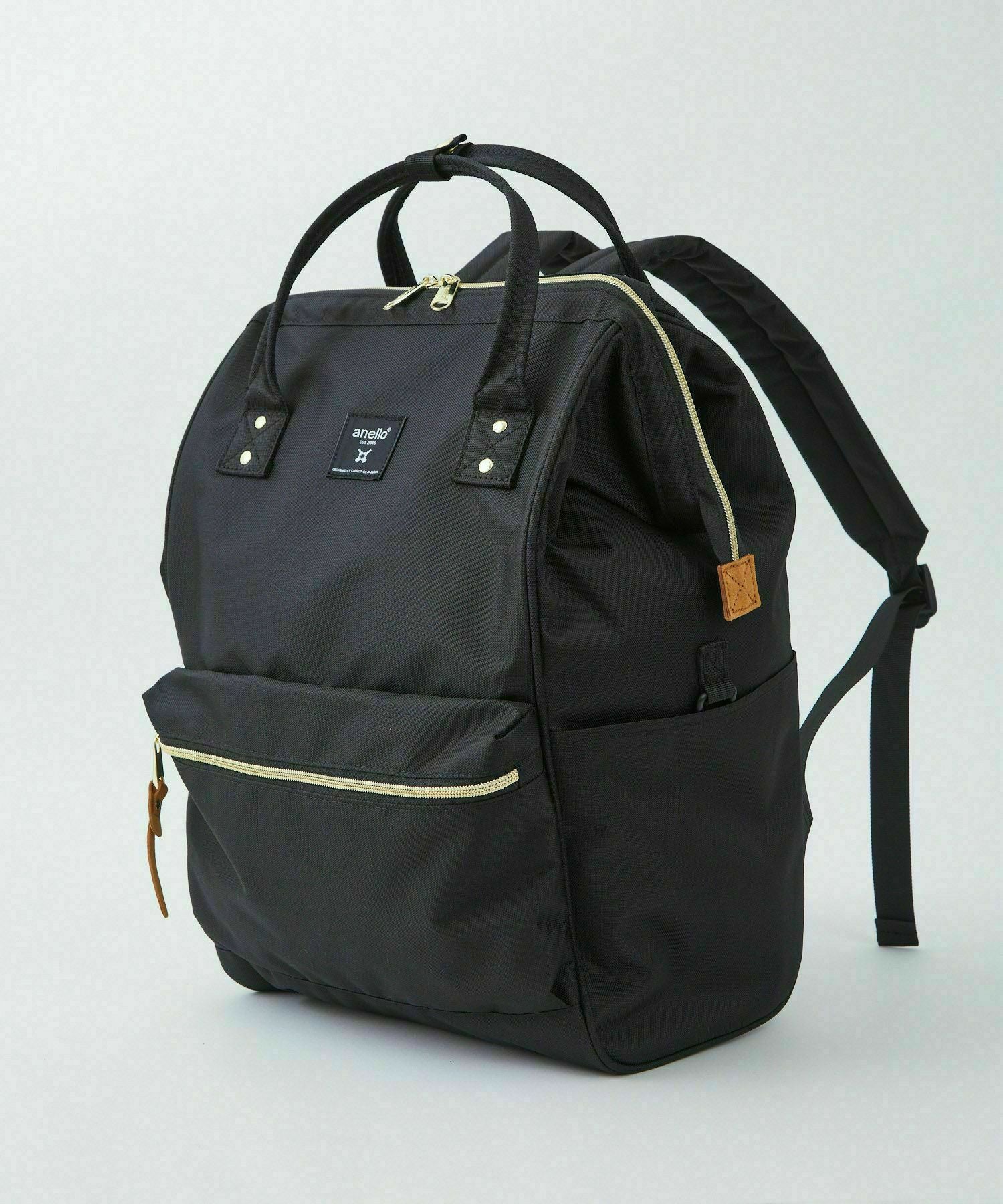 anello リュック バックパック 口金 撥水 多収納 PC収納 ﾘﾌﾟﾘｰﾌﾞ A4 CROSS BOTTLE ATB2521R