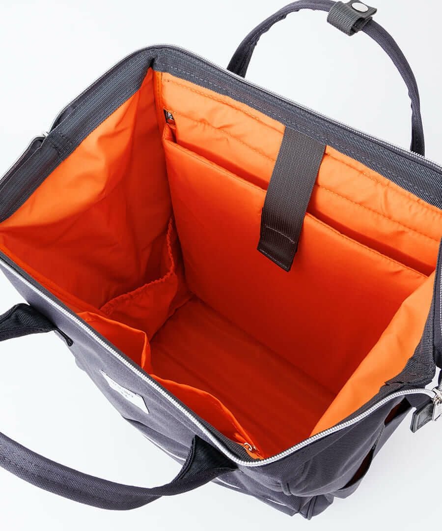 anello リュック バックパック 口金 撥水 多収納 PC収納 ﾘﾌﾟﾘｰﾌﾞ A4 CROSS BOTTLE ATB2521R