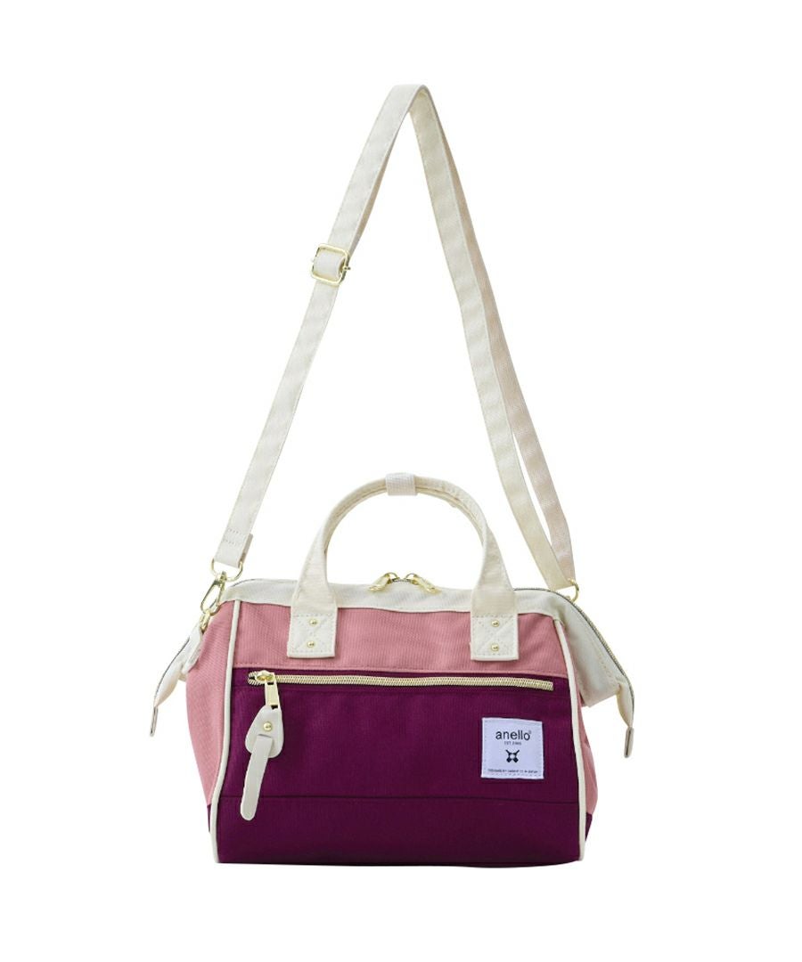 anello ショルダーバッグ 口金 撥水 2WAY ﾘﾌﾟﾘｰﾌﾞ A5 CROSS BOTTLE ATH0851R