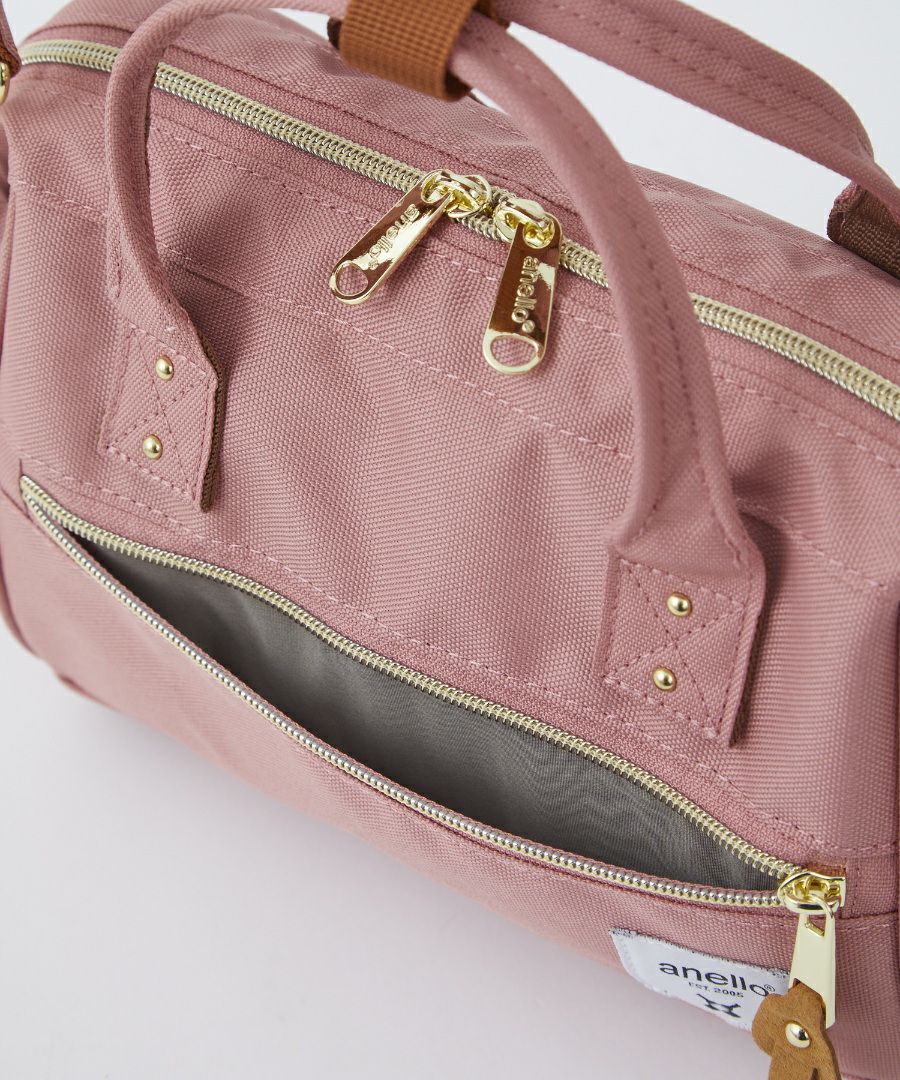 anello ショルダーバッグ 口金 撥水 2WAY ﾘﾌﾟﾘｰﾌﾞ A5 CROSS BOTTLE ATH0851R