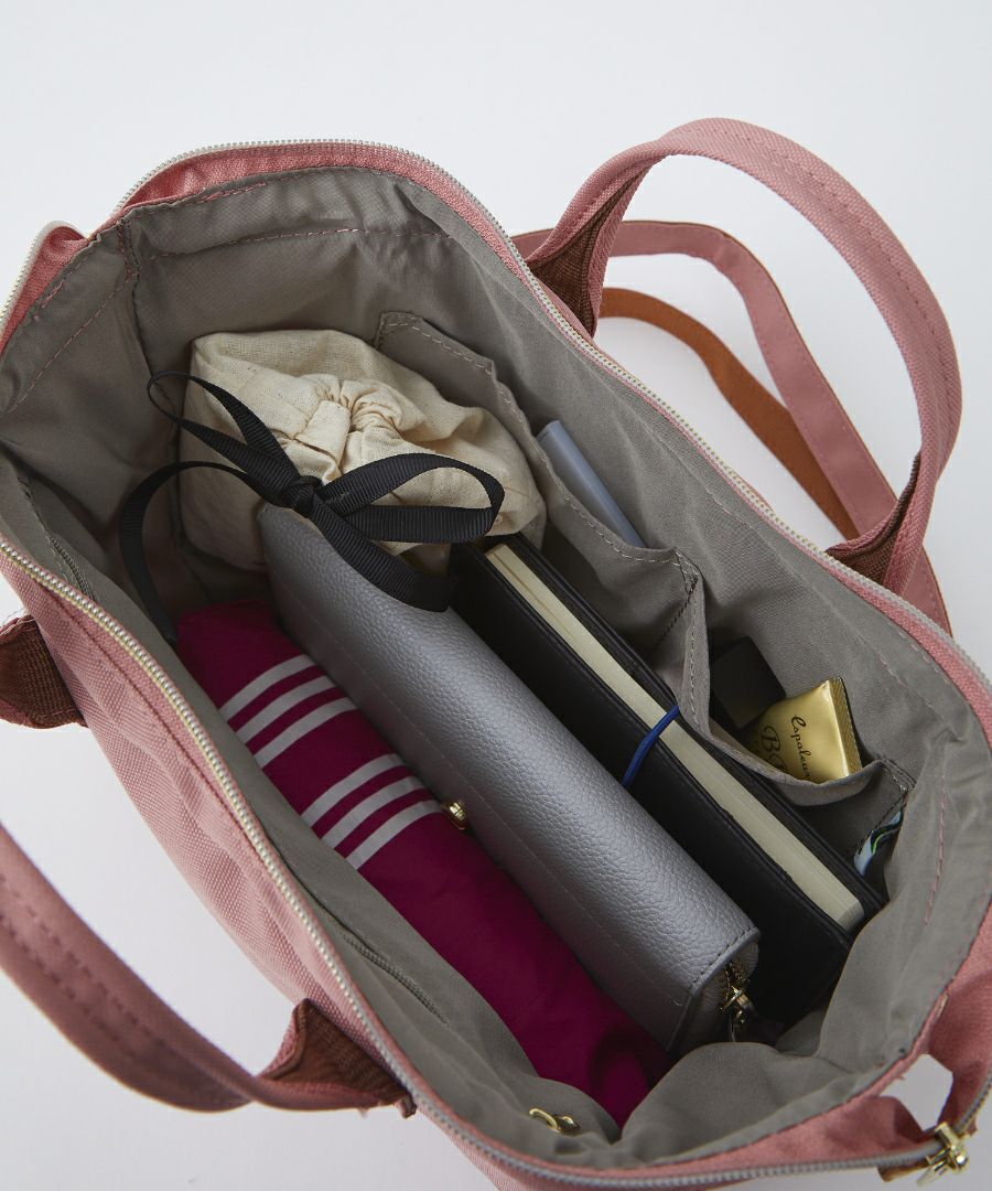 anello ショルダーバッグ 口金 撥水 2WAY ﾘﾌﾟﾘｰﾌﾞ A5 CROSS BOTTLE ATH0851R