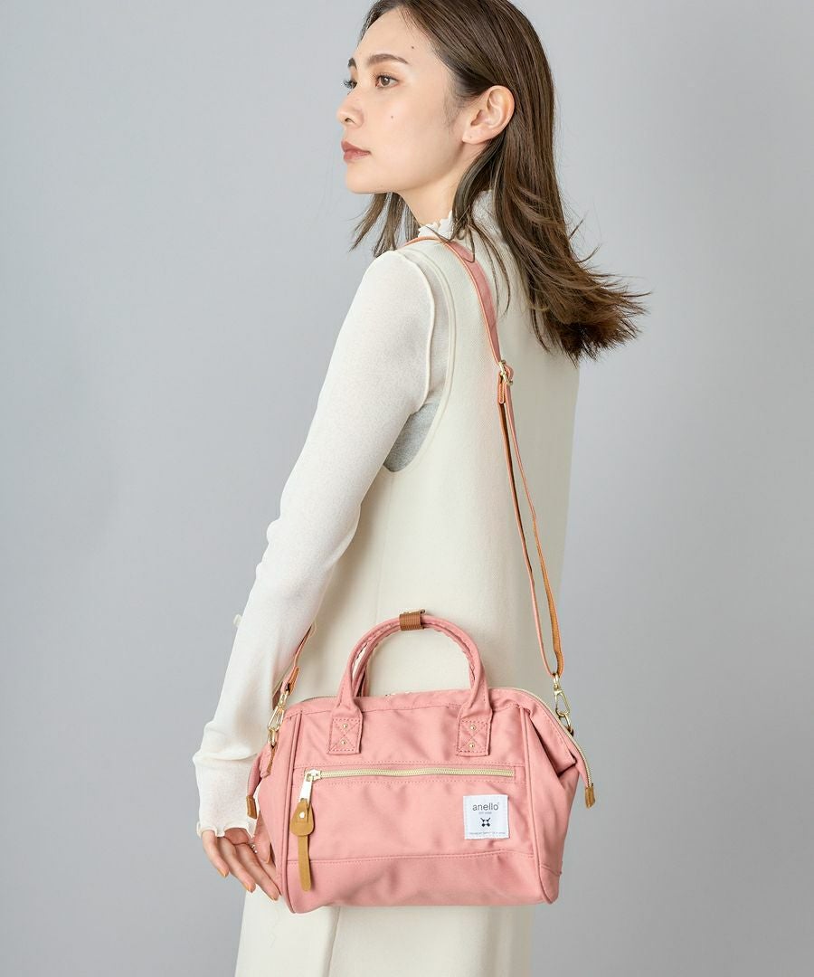 anello ショルダーバッグ 口金 撥水 2WAY ﾘﾌﾟﾘｰﾌﾞ A5 CROSS BOTTLE ATH0851R