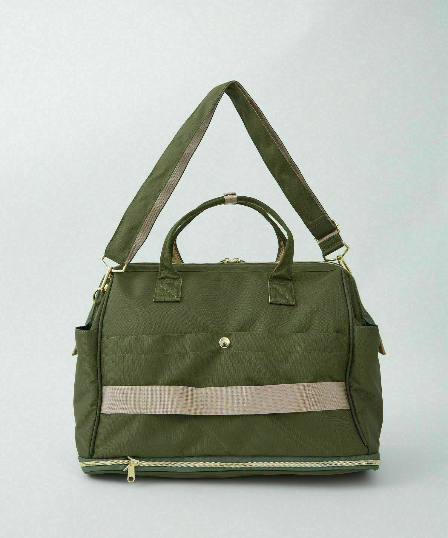 anello ボストンバッグ 口金 撥水 多収納 2WAY ﾘﾌﾟﾘｰﾌﾞ 拡張 A4 CROSS BOTTLE ATC3333R