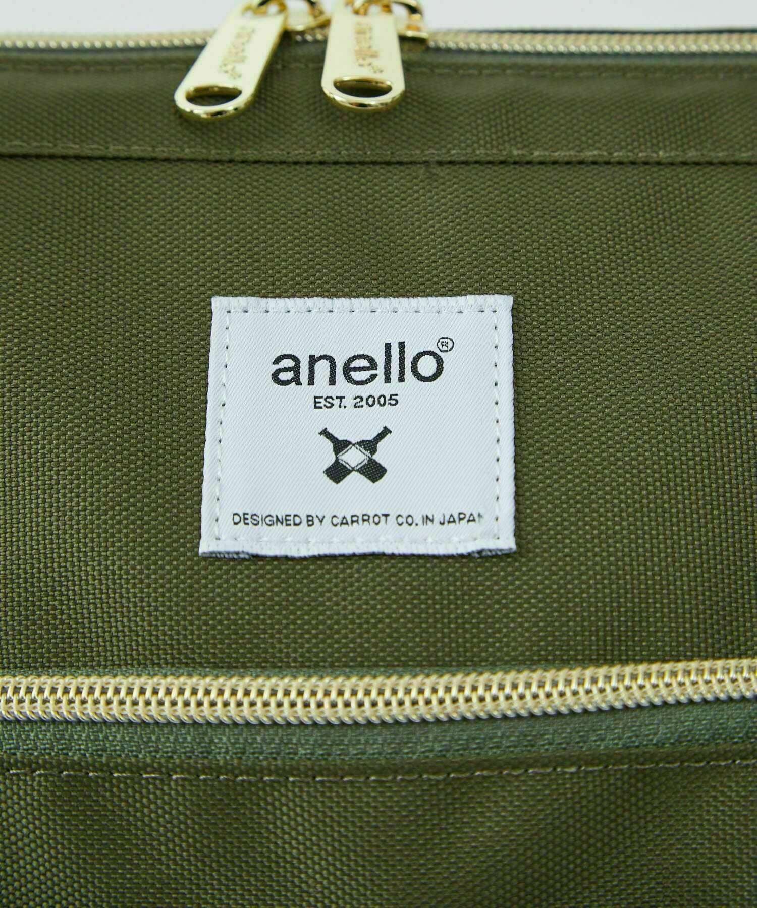 anello ボストンバッグ 口金 撥水 多収納 2WAY ﾘﾌﾟﾘｰﾌﾞ 拡張 A4 CROSS BOTTLE ATC3333R