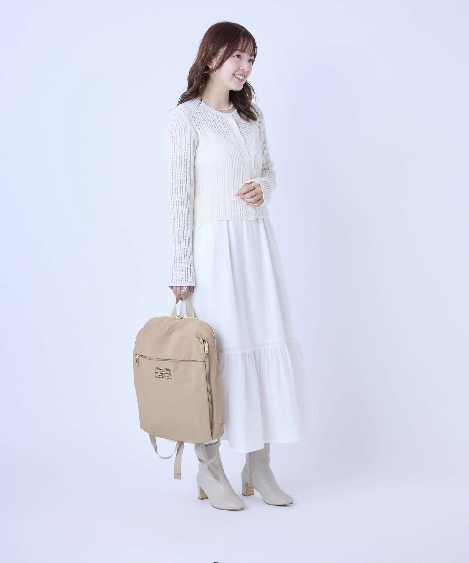 Legato Largo リュック バックパック 洗濯可能　多収納 A4 洗えるかばん LT-E1331