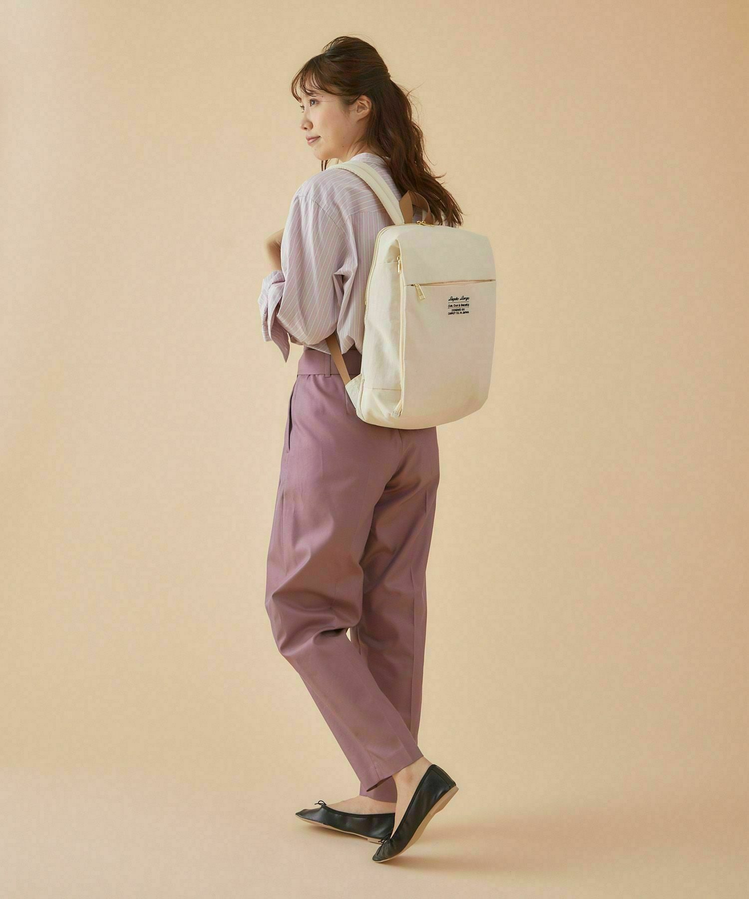 Legato Largo リュック バックパック 洗濯可能　多収納 A4 洗えるかばん LT-E1331