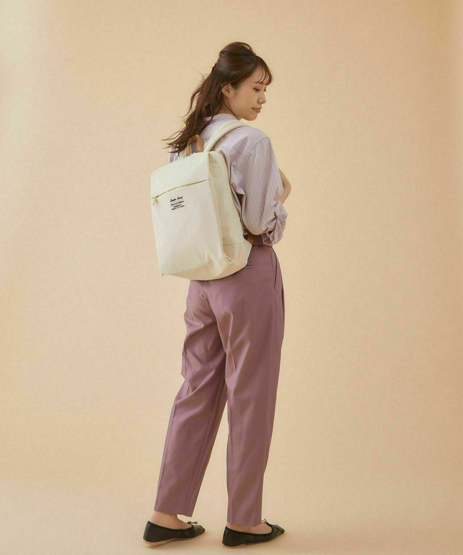 Legato Largo リュック バックパック 洗濯可能　多収納 A4 洗えるかばん LT-E1331