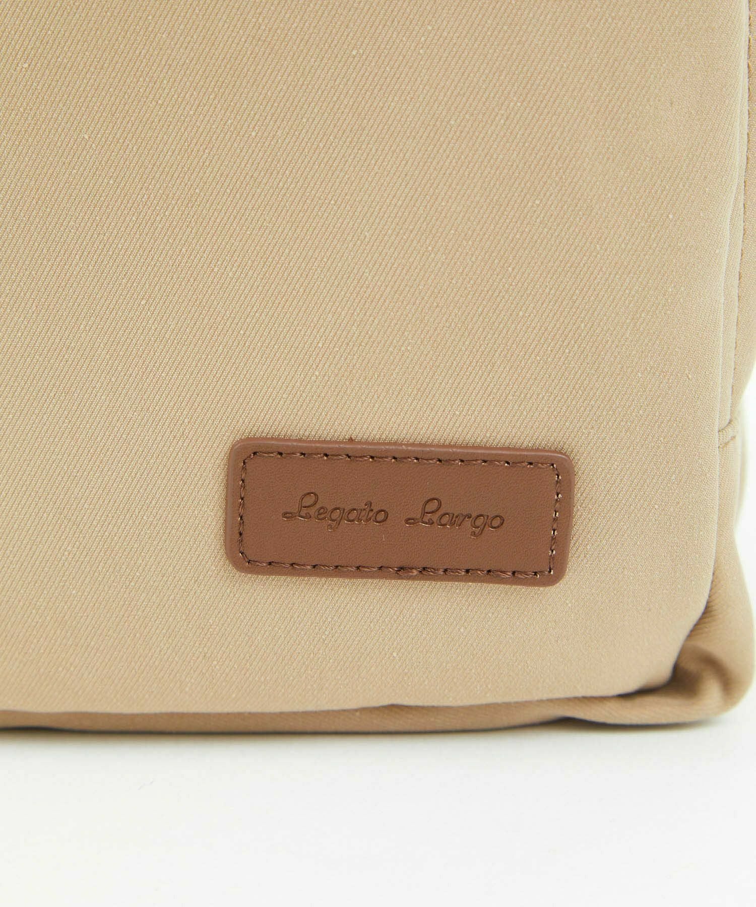 Legato Largo リュック バックパック 撥水 多収納 A4 撥水加工コットン調ポリ LT-G1094