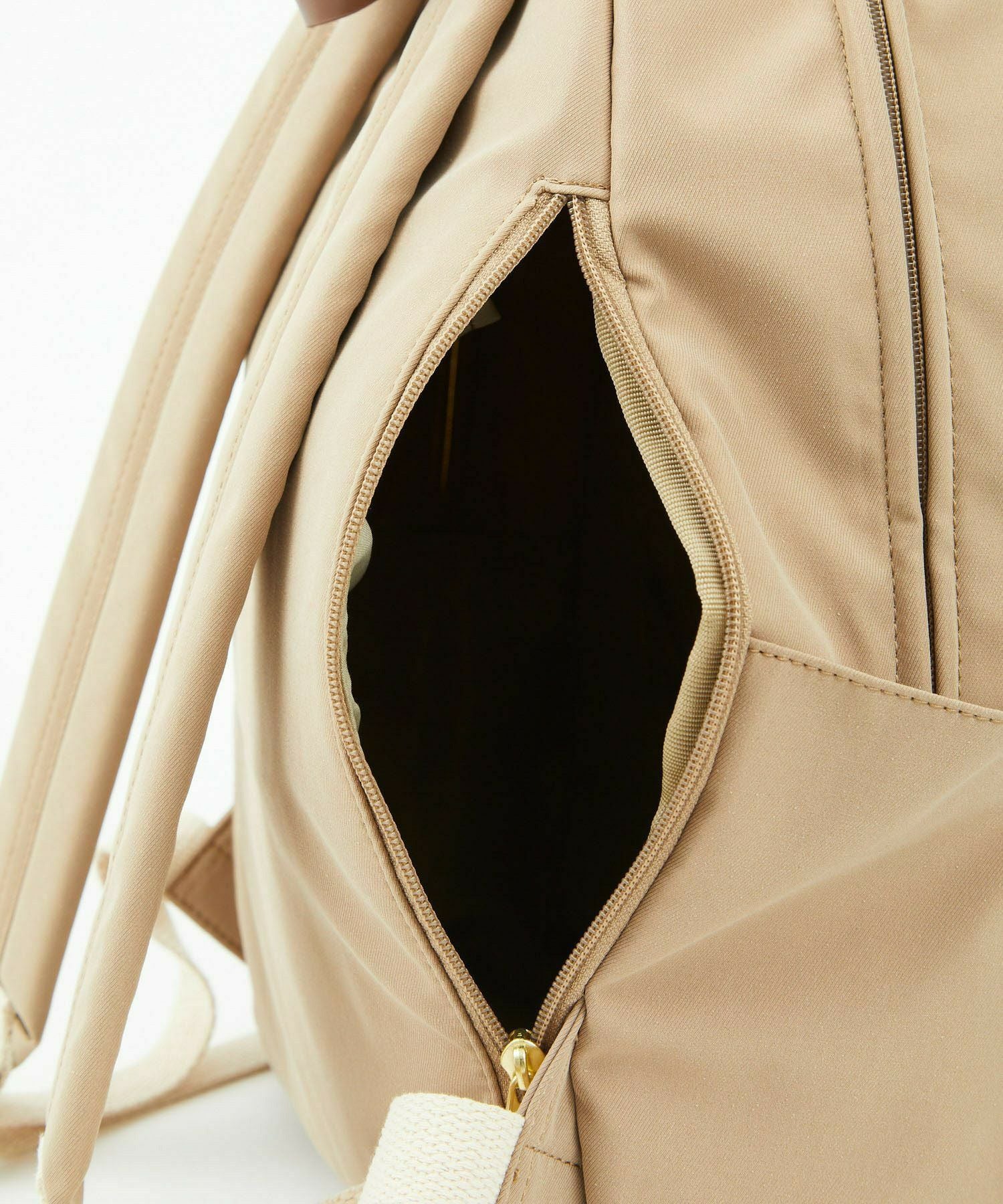 Legato Largo リュック バックパック 撥水 多収納 A4 撥水加工コットン調ポリ LT-G1094