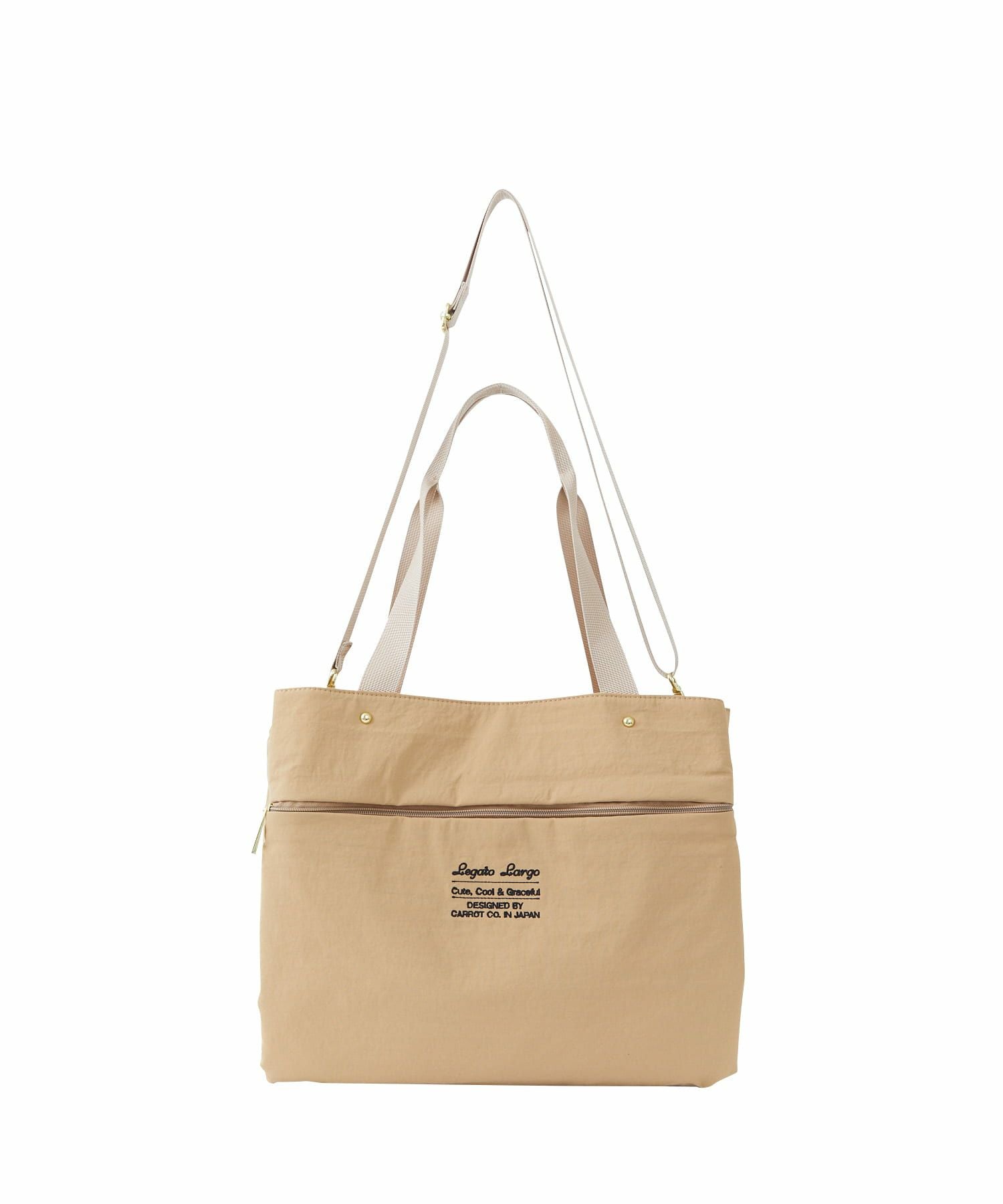 Legato Largo トートバッグ 洗濯可能 2WAY A4 洗えるかばん LT-U0061