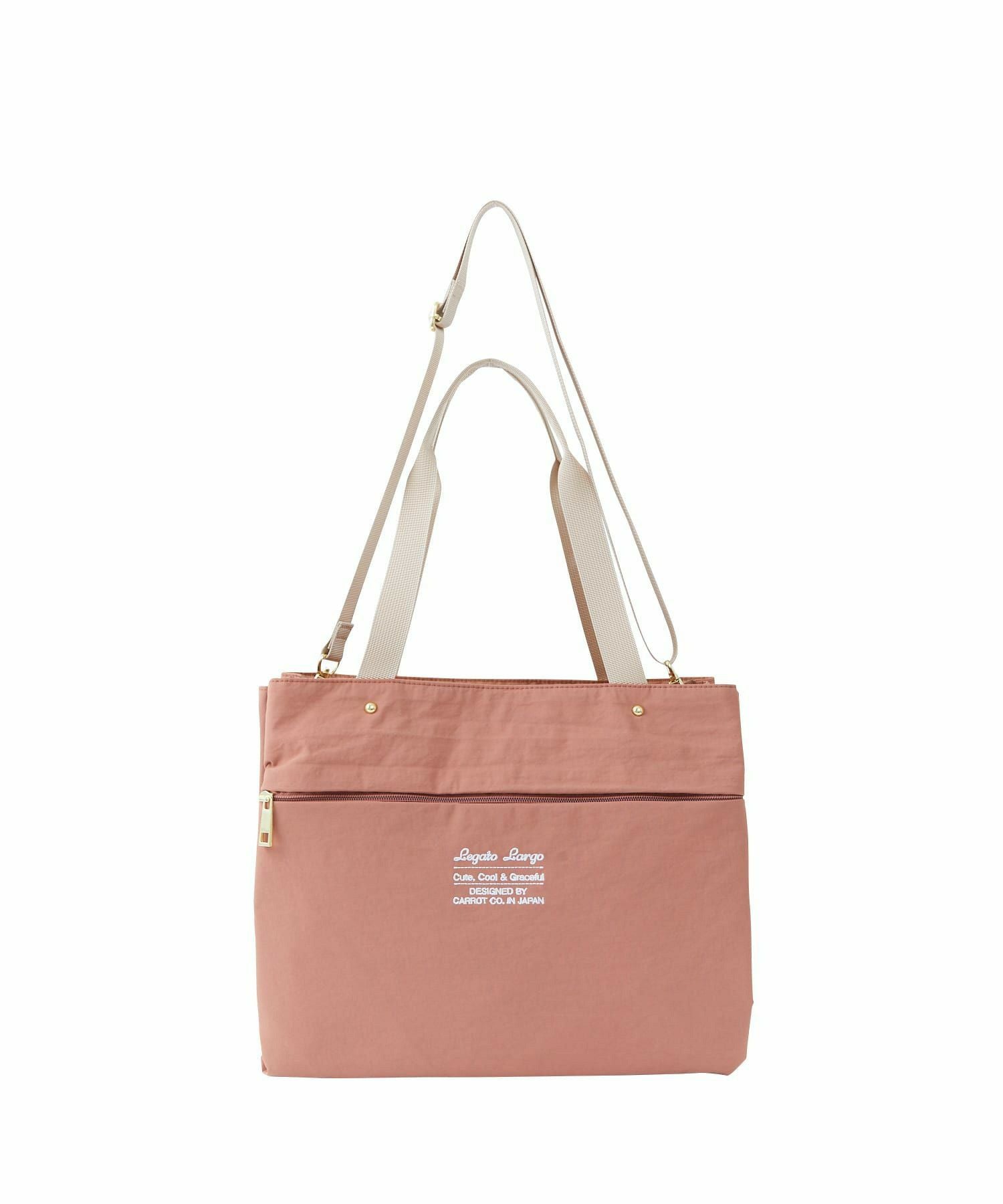 Legato Largo トートバッグ 洗濯可能 2WAY A4 洗えるかばん LT-U0061