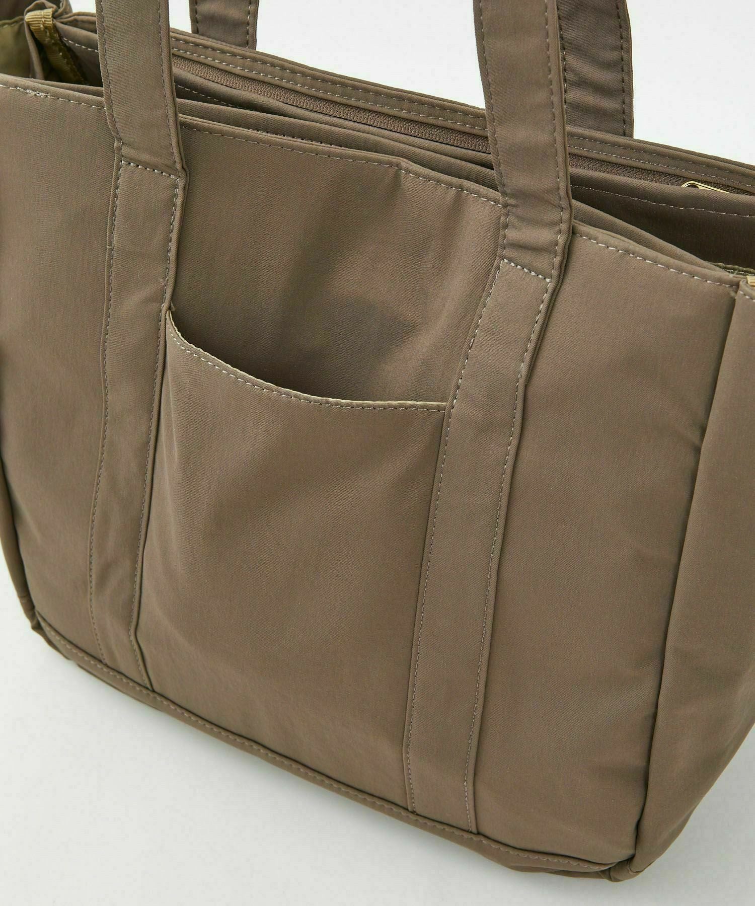 Legato Largo トートバッグ 撥水 時短 多収納 A4 撥水加工コットン調ポリ LT-F2052