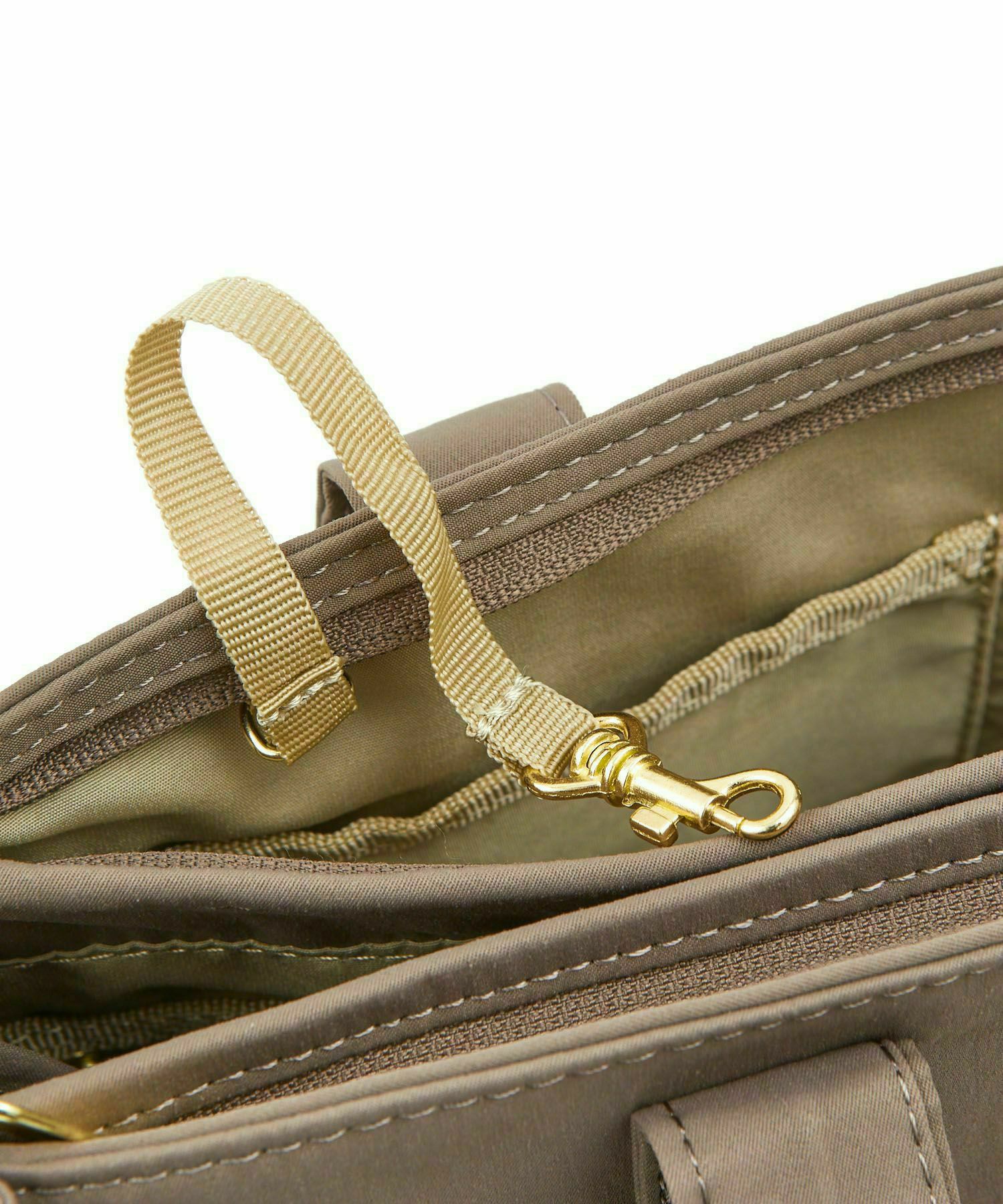 Legato Largo トートバッグ 撥水 時短 多収納 A4 撥水加工コットン調ポリ LT-F2052