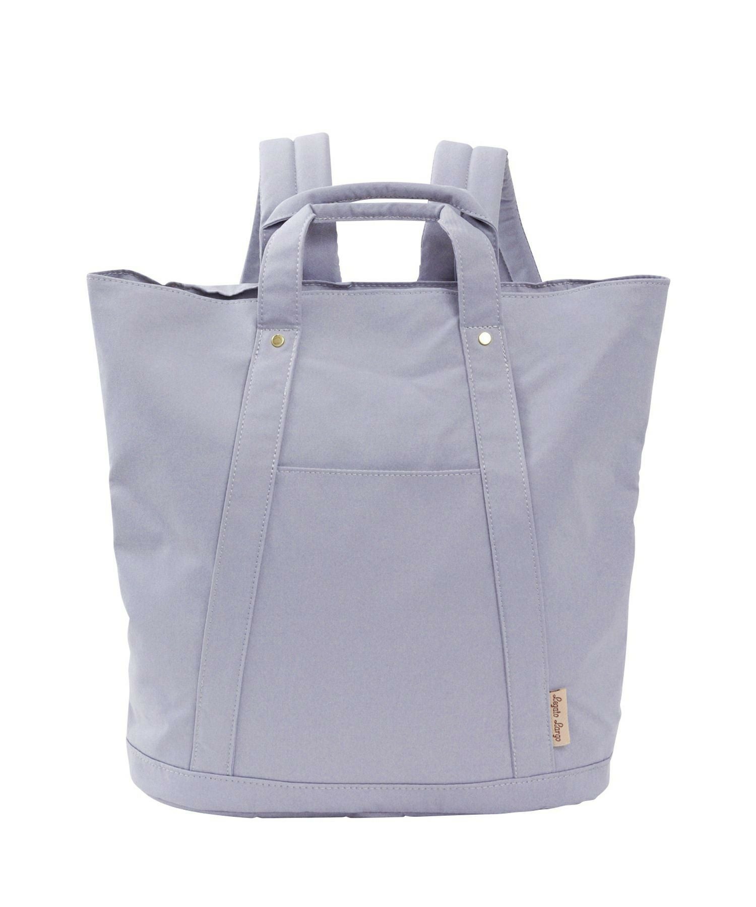 Legato Largo リュック バックパック 撥水 時短 多収納 A4 撥水加工コットン調ポリ LT-F2053