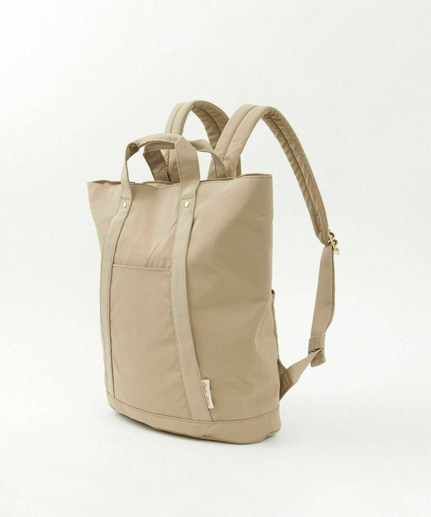 Legato Largo リュック バックパック 撥水 時短 多収納 A4 撥水加工コットン調ポリ LT-F2053