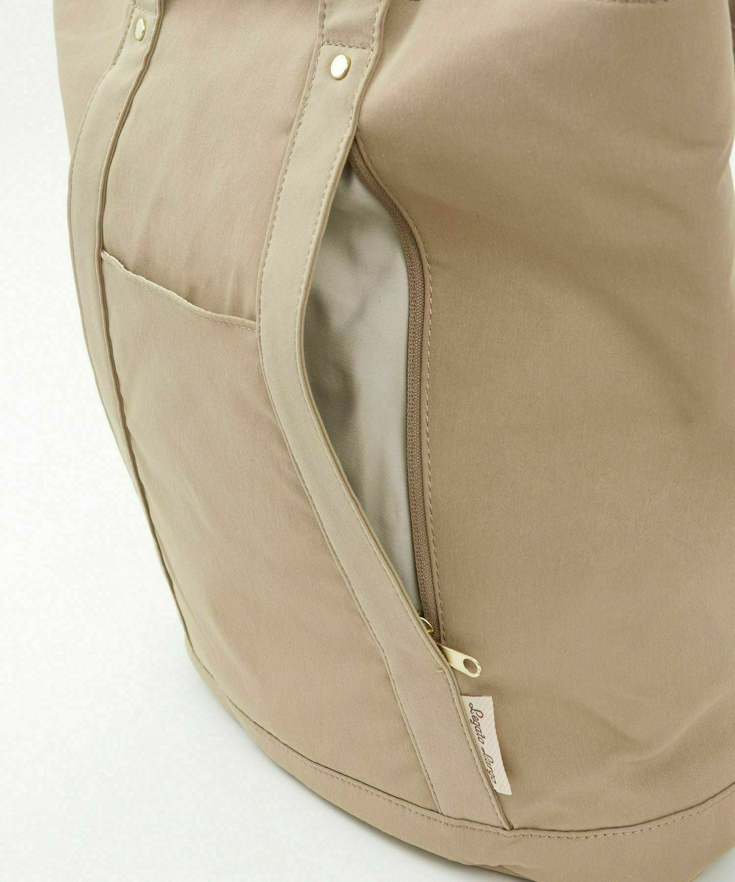 Legato Largo リュック バックパック 撥水 時短 多収納 A4 撥水加工コットン調ポリ LT-F2053