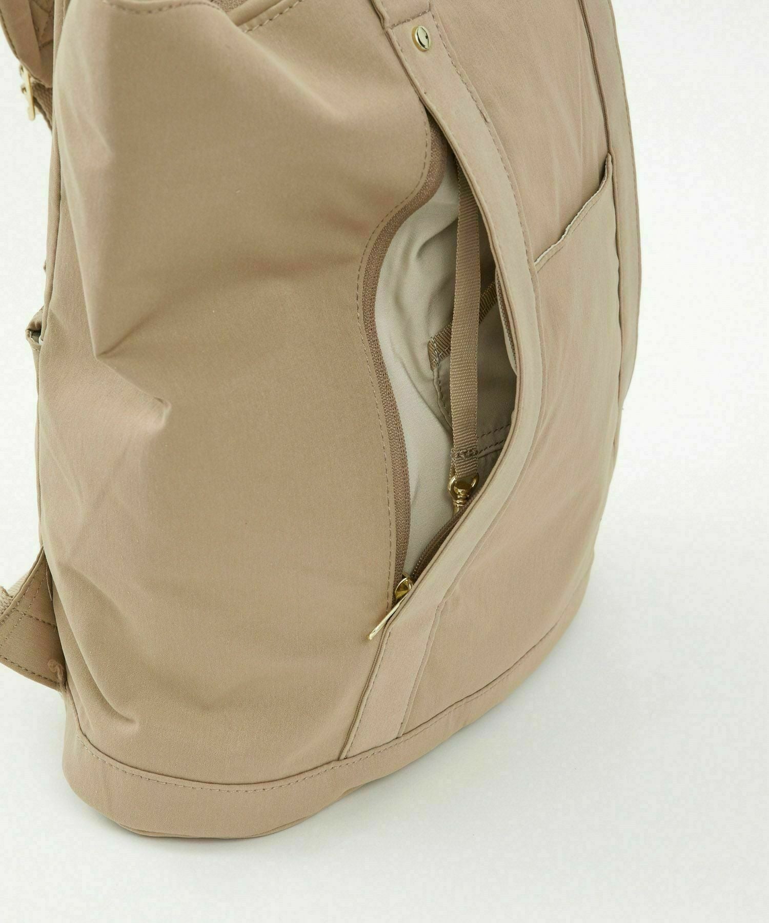 Legato Largo リュック バックパック 撥水 時短 多収納 A4 撥水加工コットン調ポリ LT-F2053