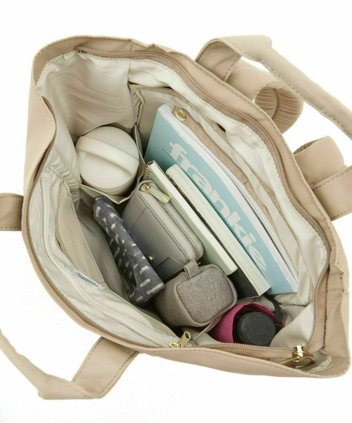 Legato Largo リュック バックパック 撥水 時短 多収納 A4 撥水加工コットン調ポリ LT-F2053