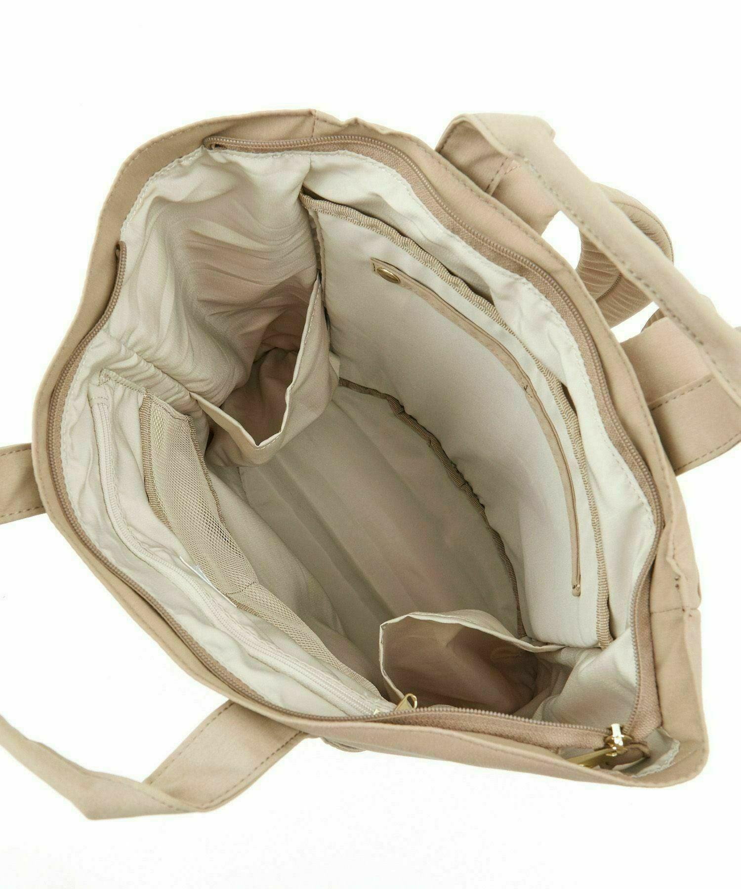 Legato Largo リュック バックパック 撥水 時短 多収納 A4 撥水加工コットン調ポリ LT-F2053